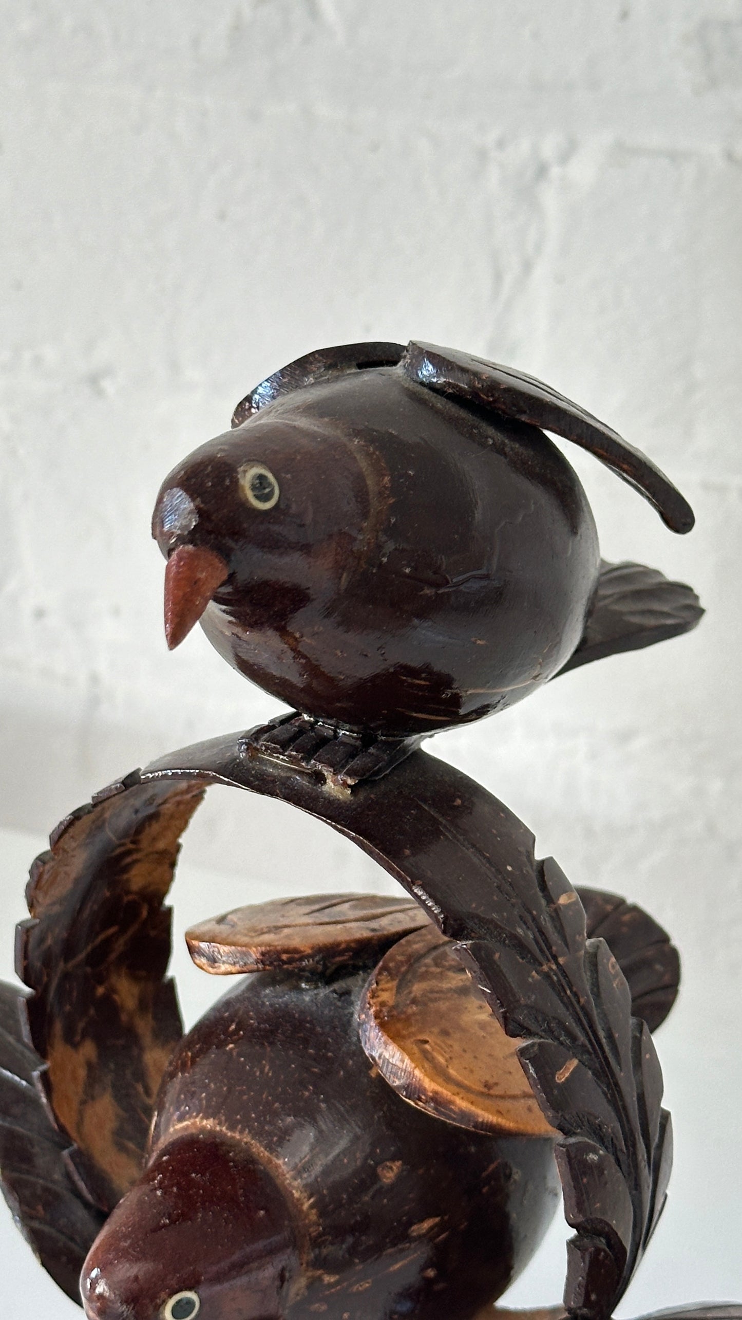 Wooden Bird Sculpture