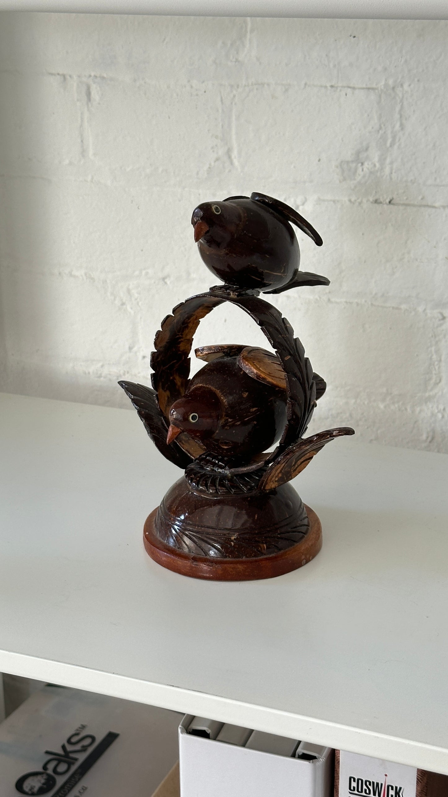 Wooden Bird Sculpture