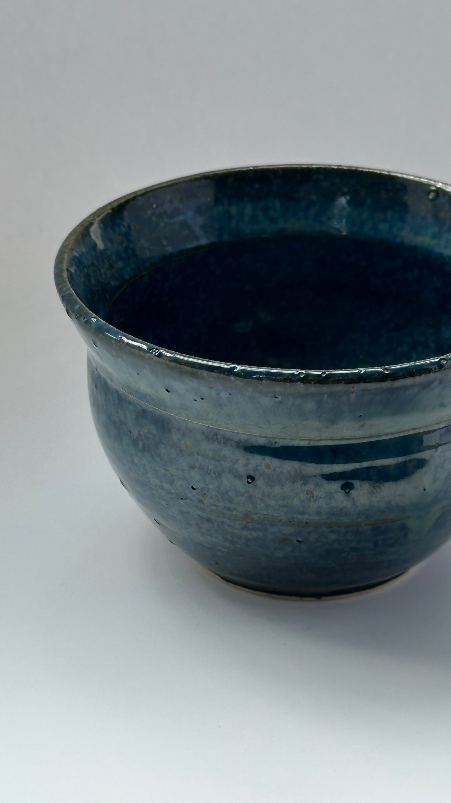 Small Blue Ceramic Bowl
