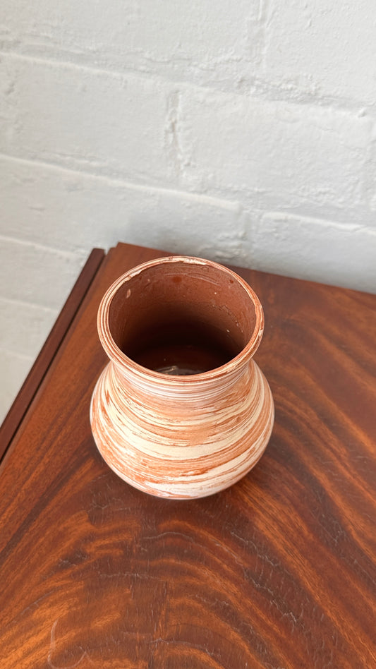Ceramic Swirl Vase, Canadian
