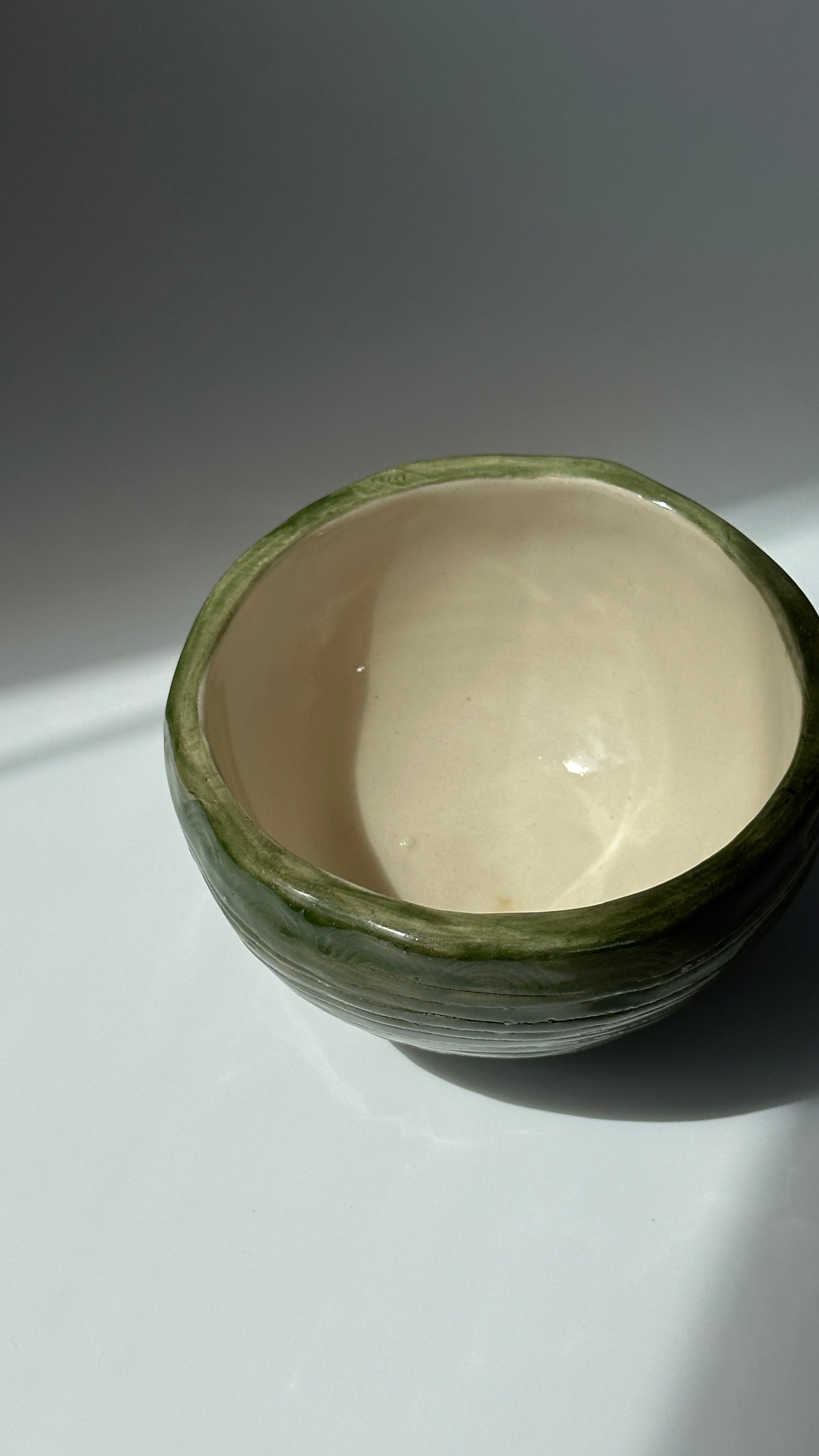 Green Ceramic Bowl