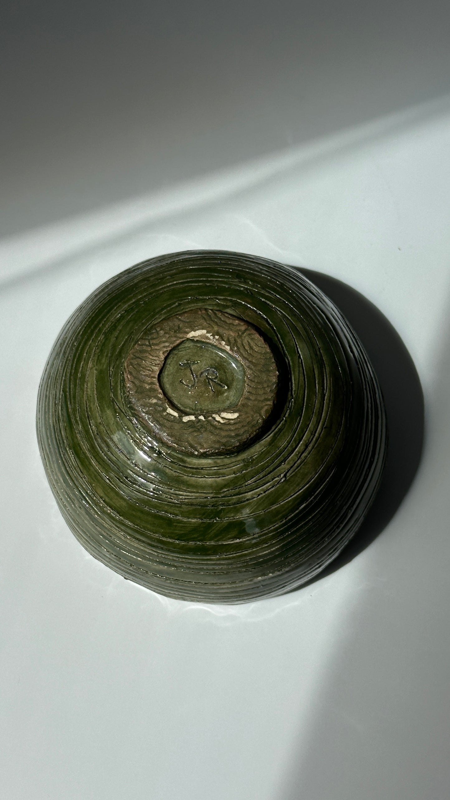 Green Ceramic Bowl