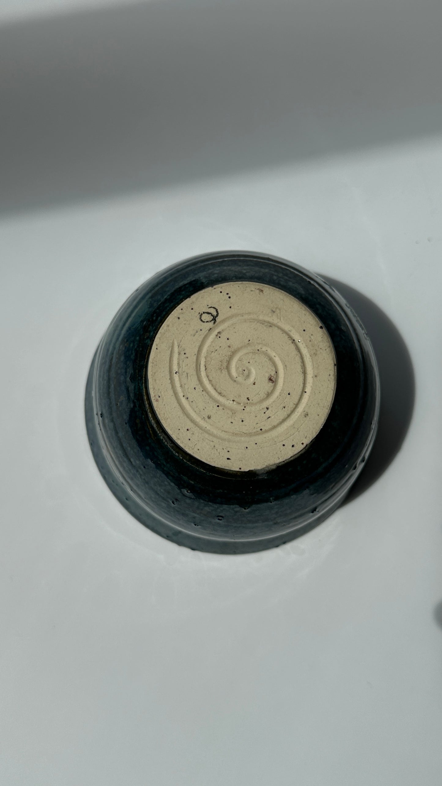 Small Blue Ceramic Bowl
