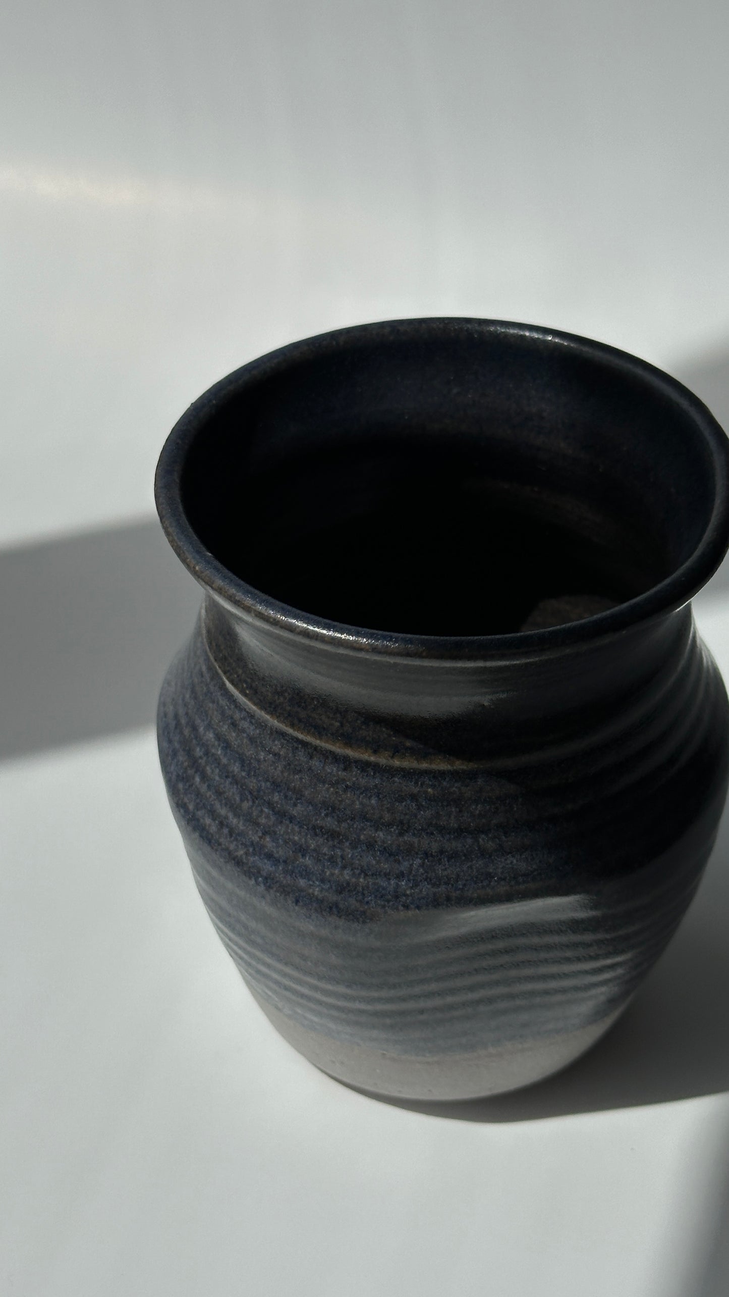 Blue Ceramic Vase
