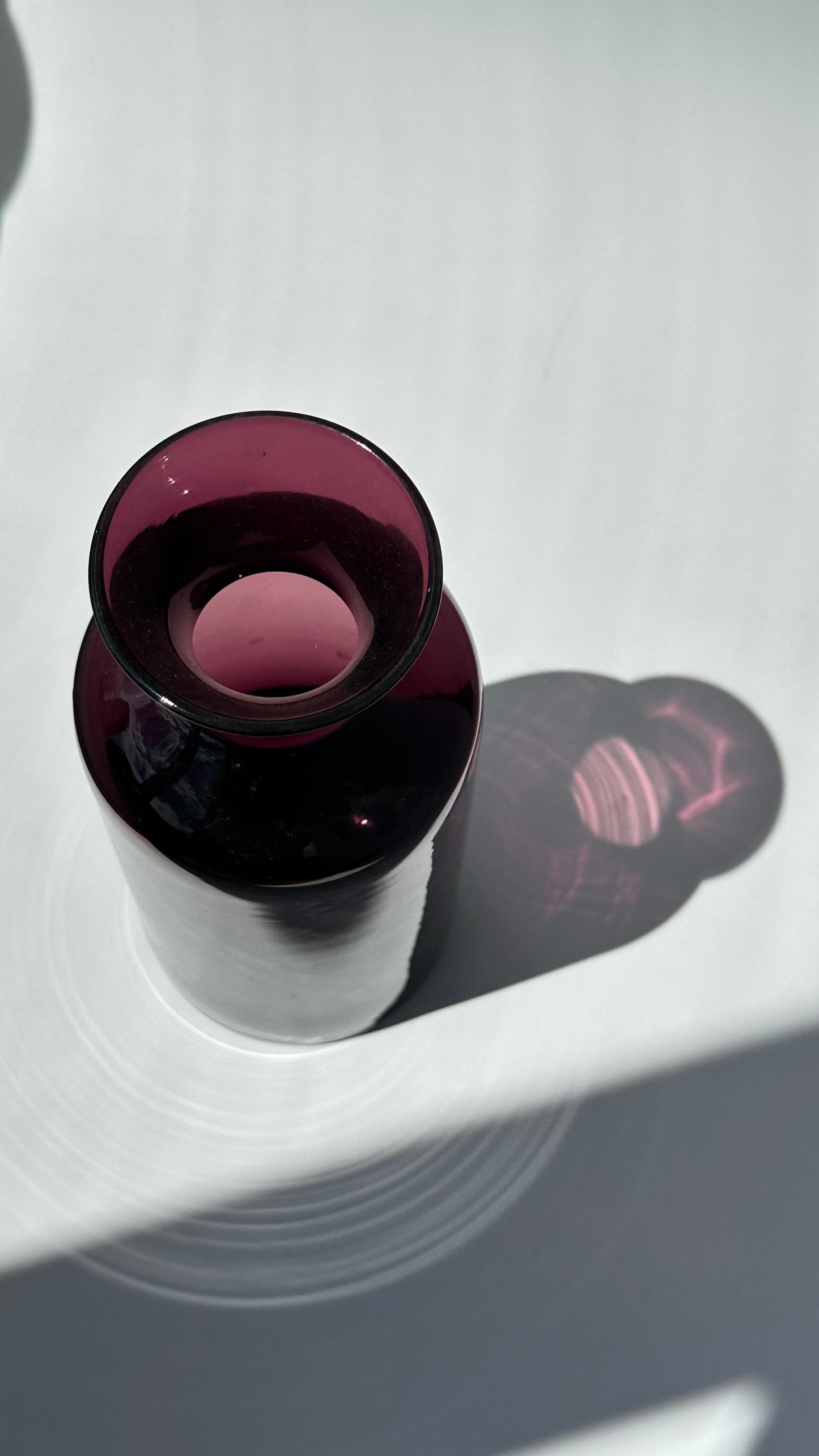 Purple Glass Vase