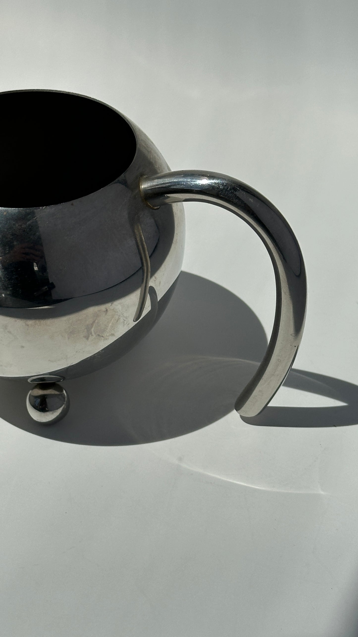 Mid Century Teapot and Creamer Set
