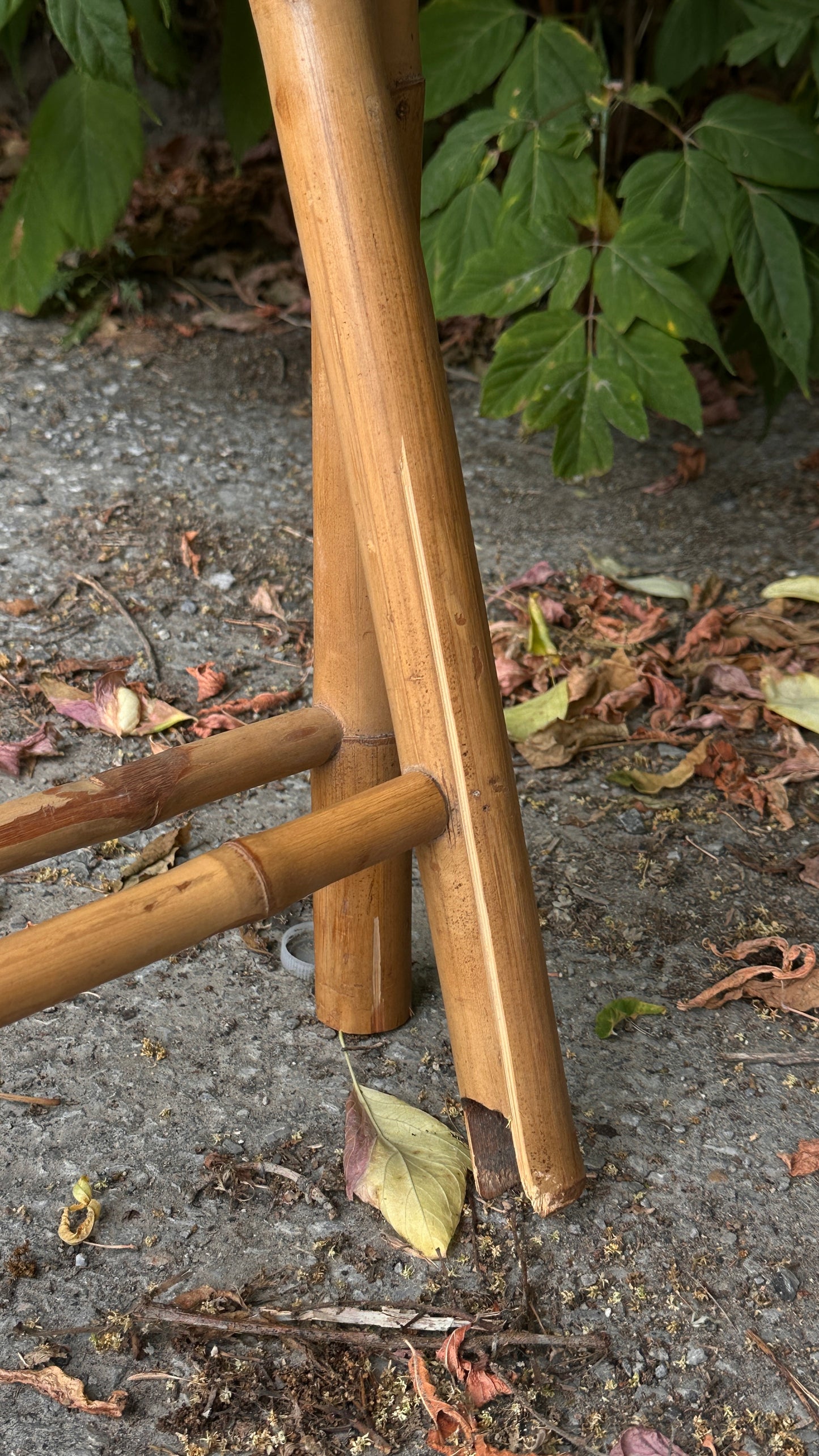 Folding Bamboo Table