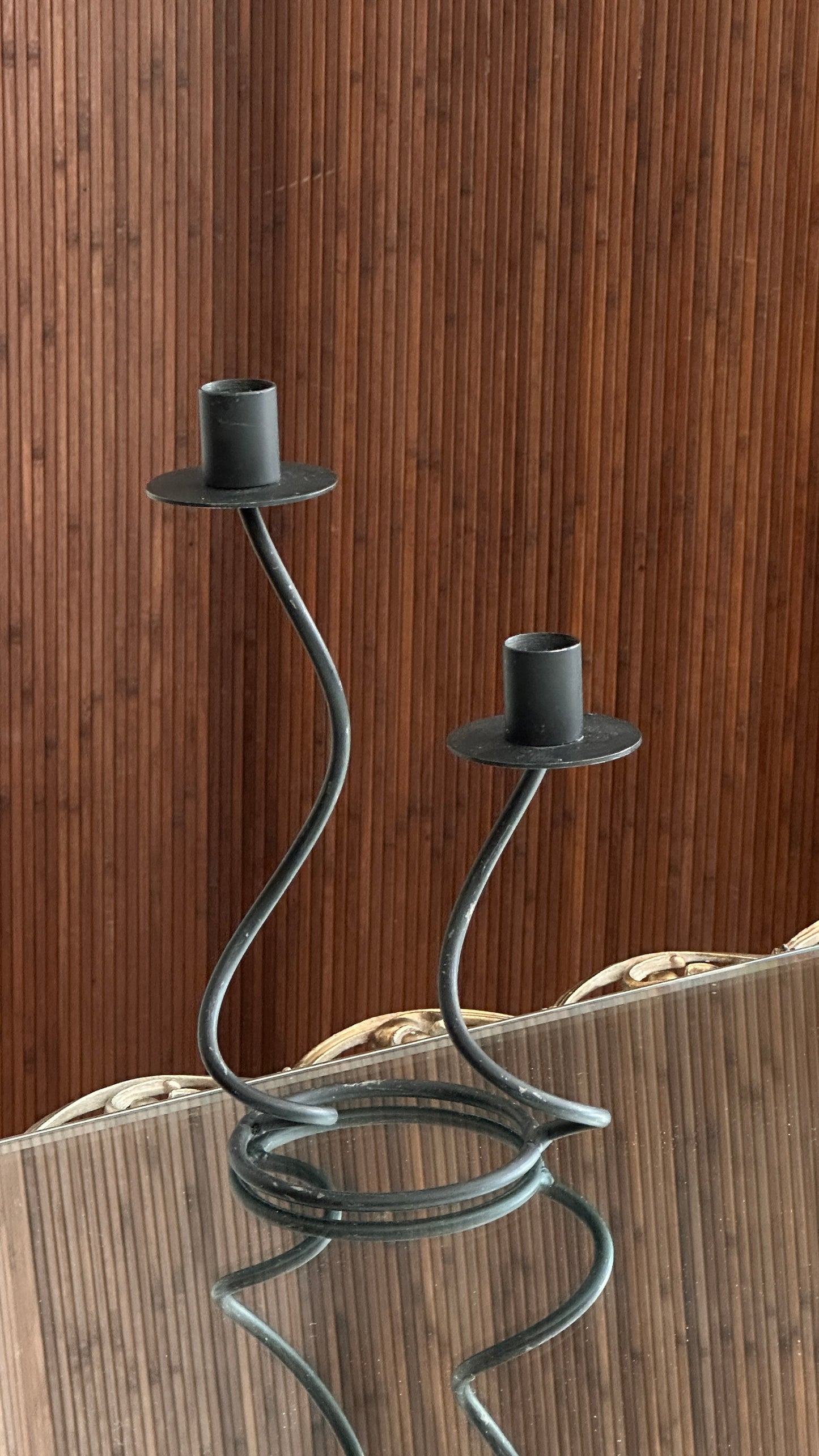 Twisted Metal Candle Holder