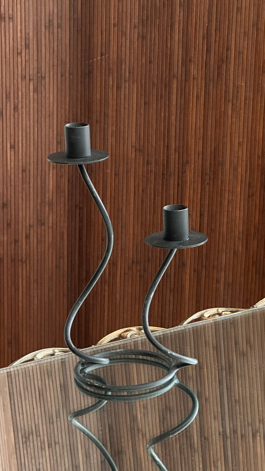 Twisted Metal Candle Holder
