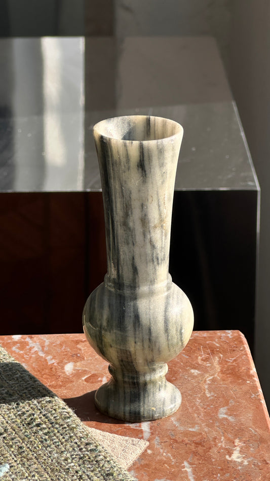 Small Carved Stone Bud Vase