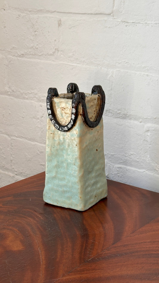 Handmade Rectangular Ceramic Vase