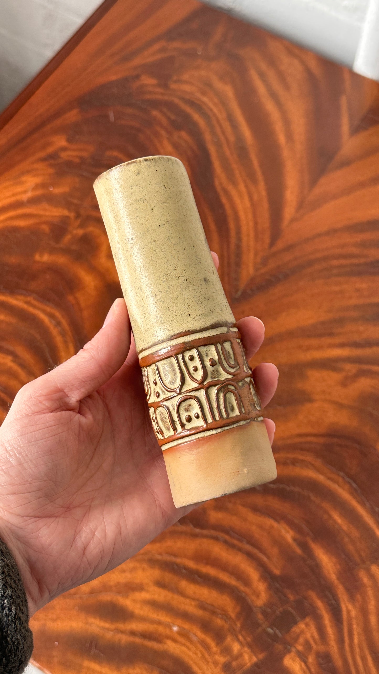 Mid Century Ceramic Bud Vase by Louis Hudson