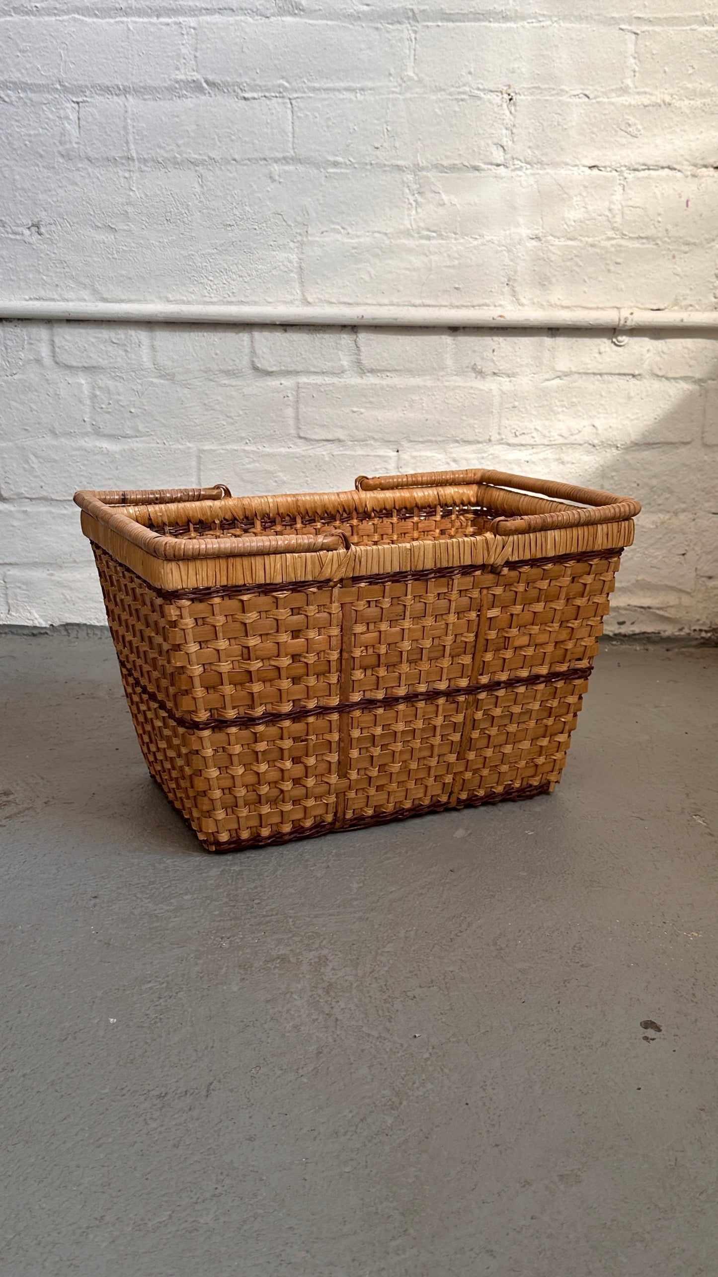 Woven Basket with Handles