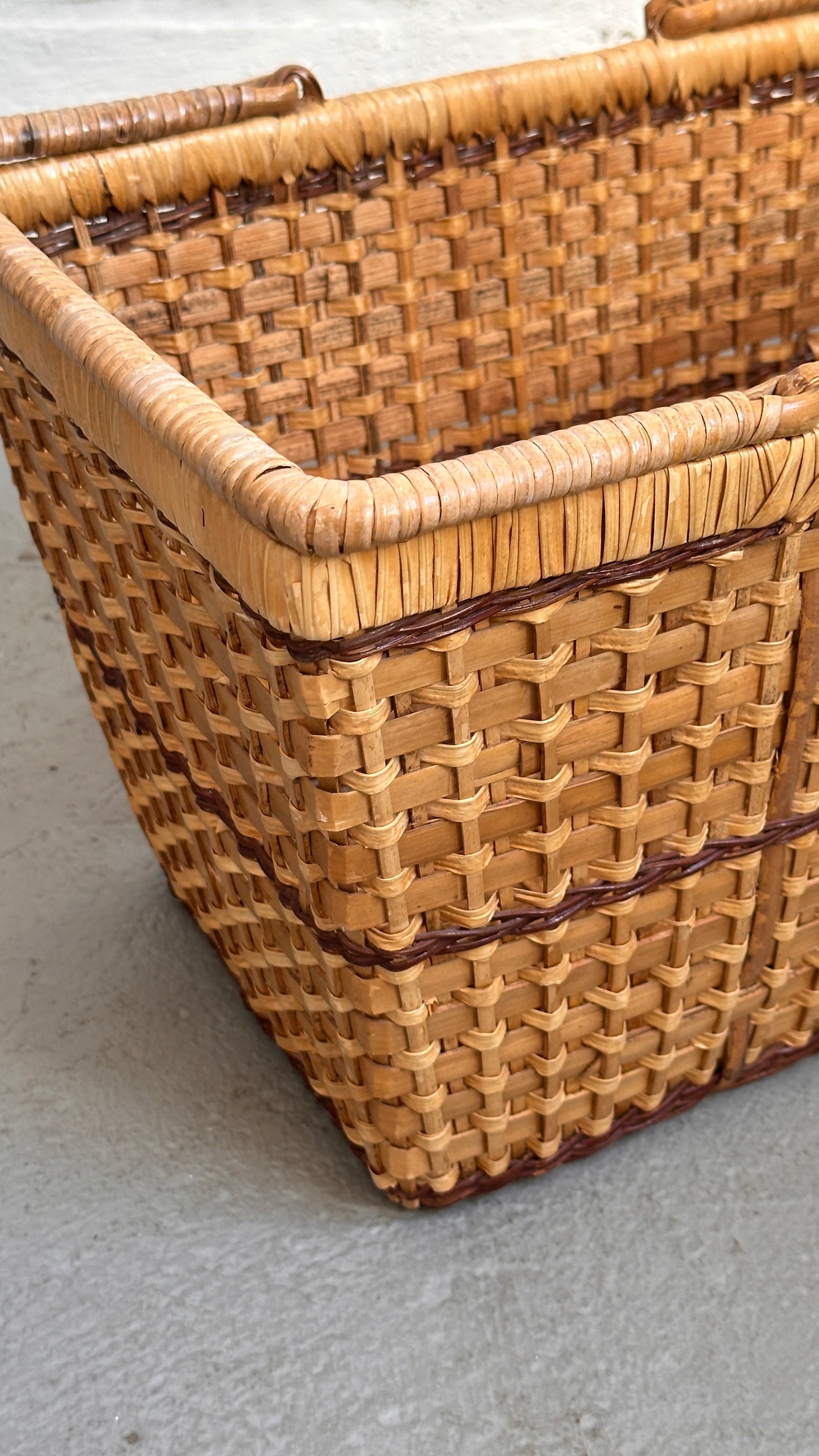 Woven Basket with Handles