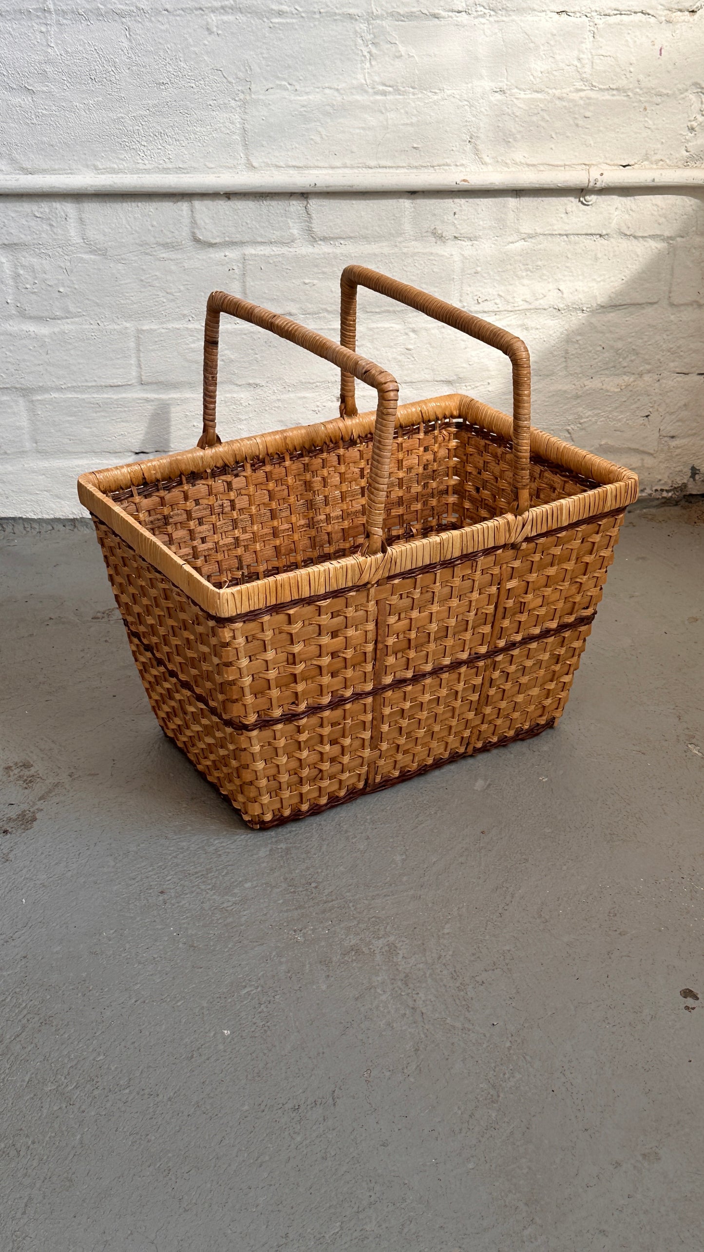 Woven Basket with Handles
