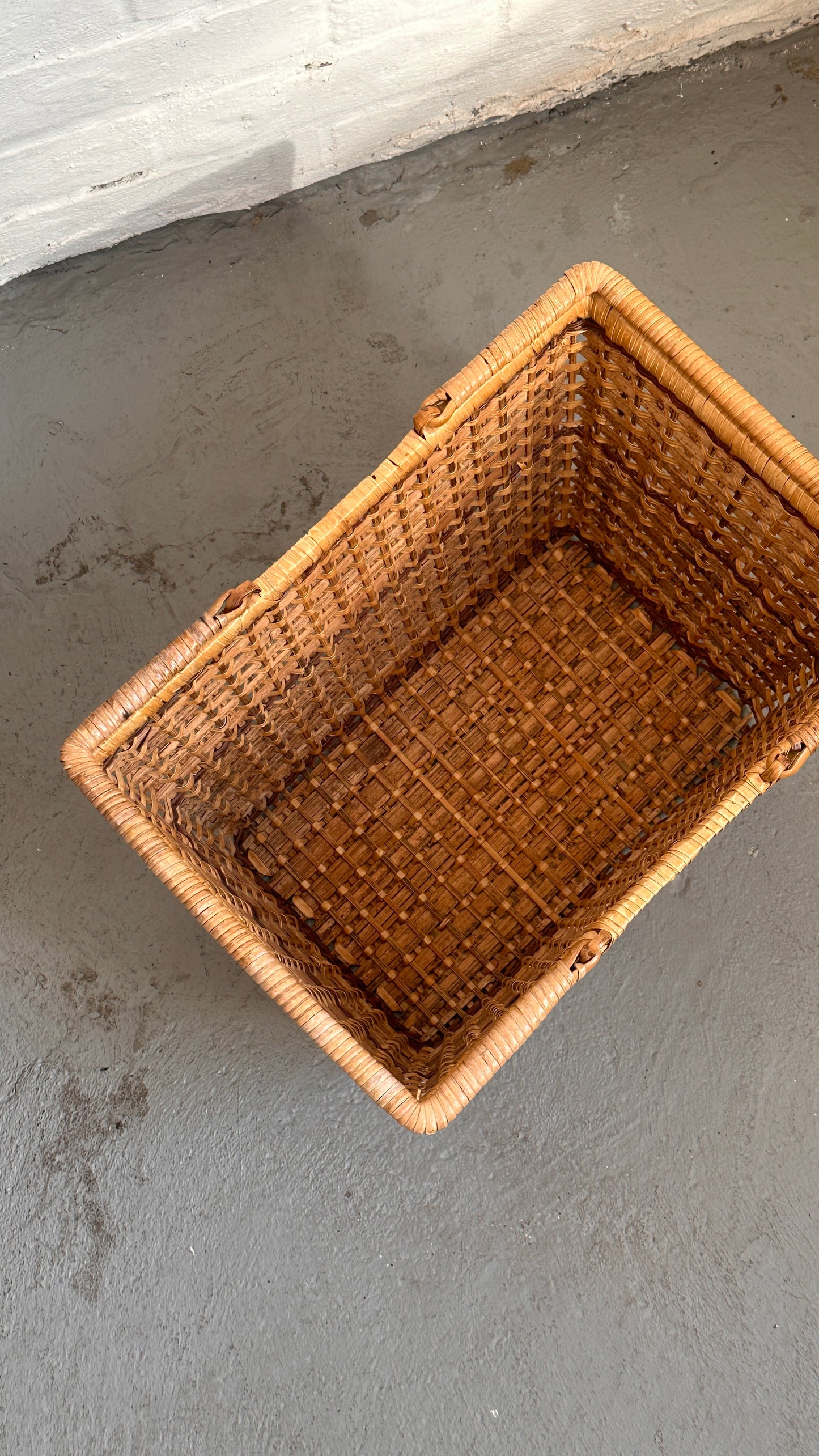 Woven Basket with Handles