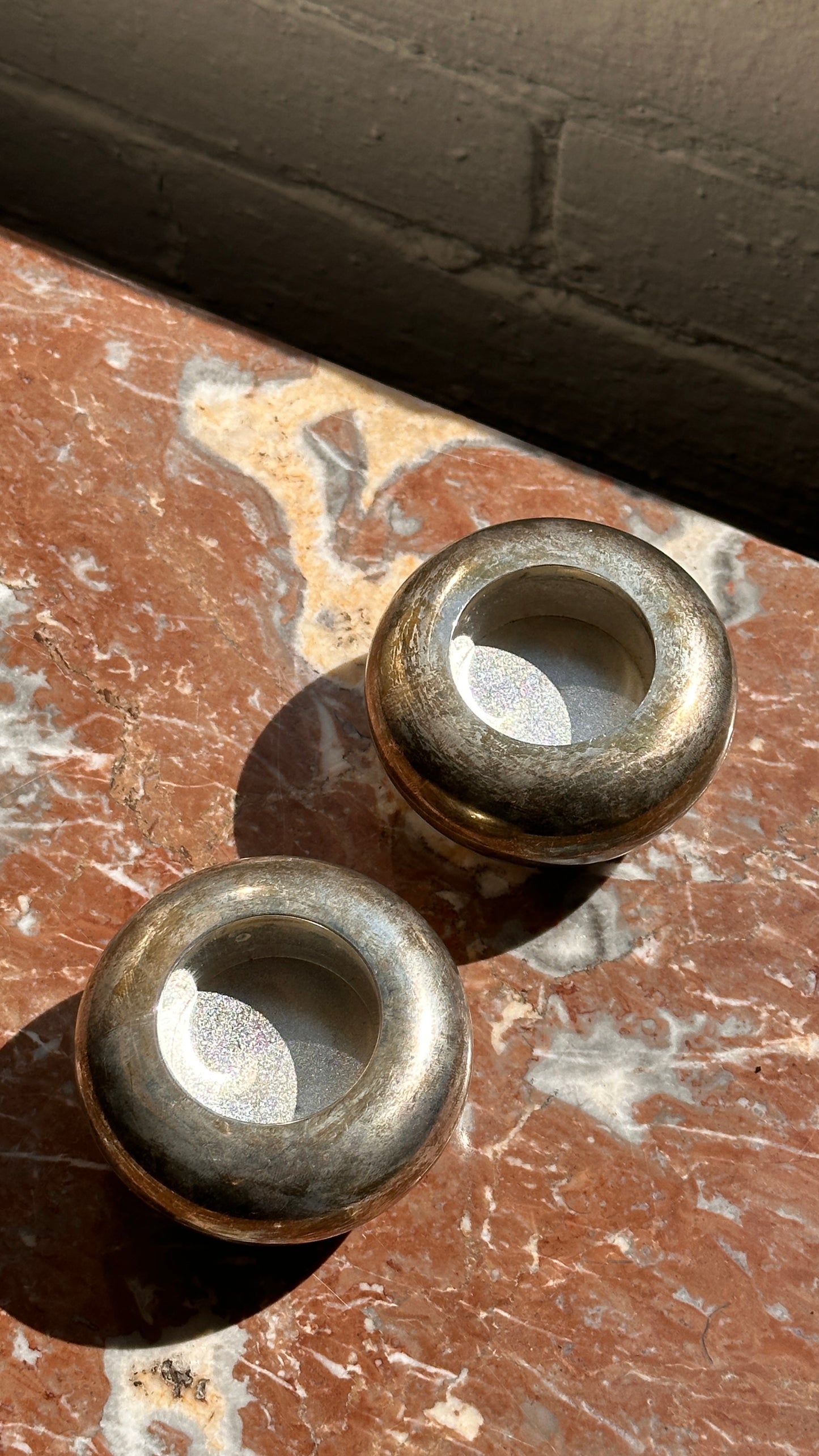 Pair of Silver Plated Candle Holders