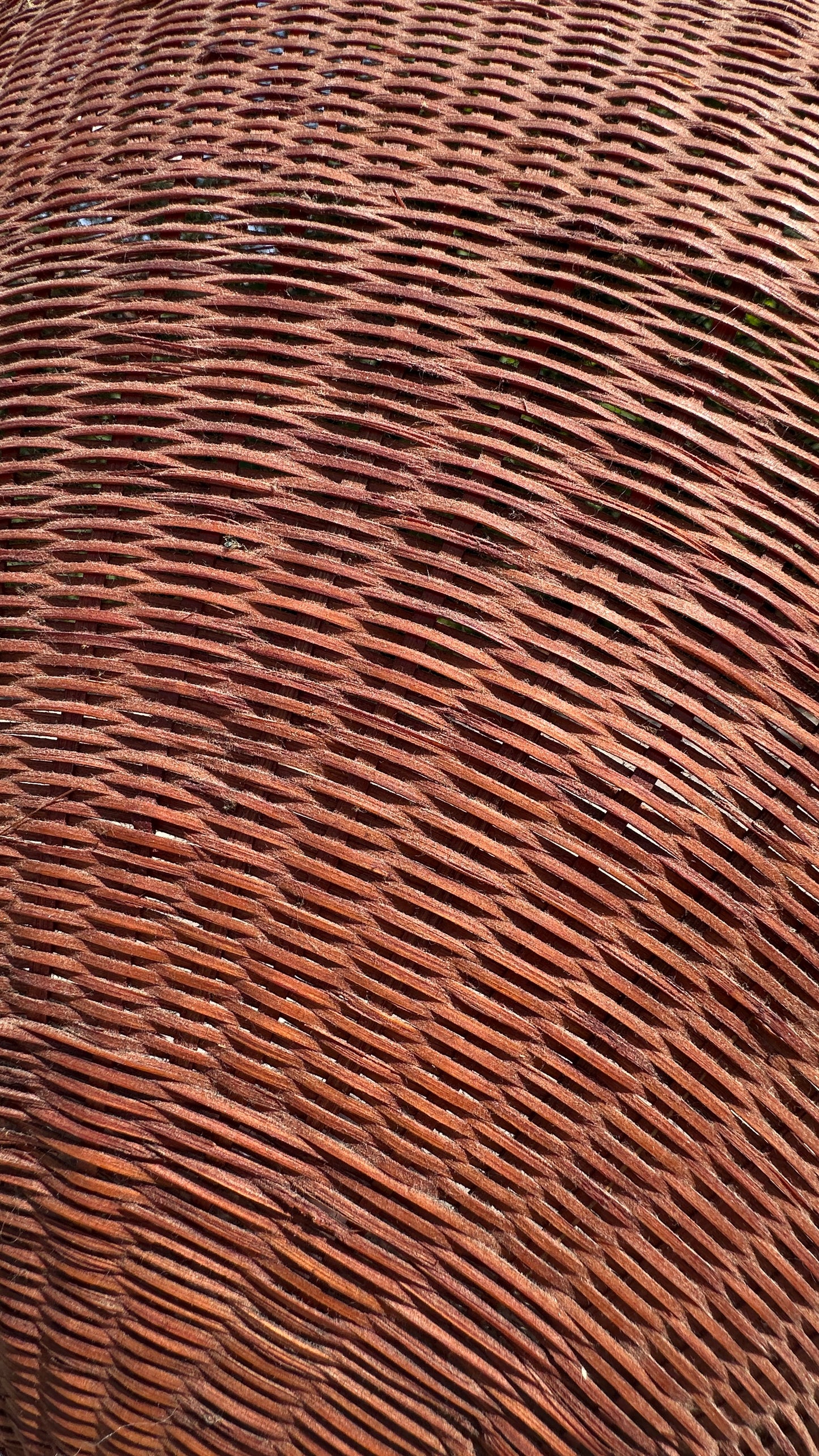 Vintage Shell Shaped Woven Basket