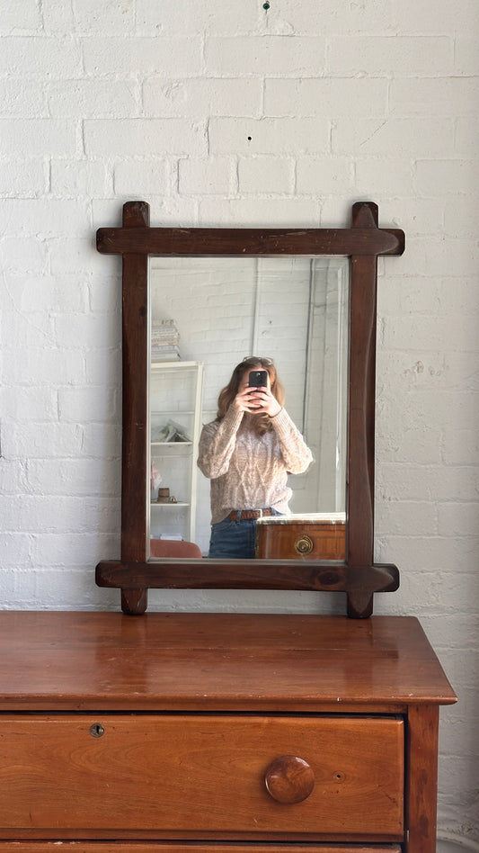 Chunky Wooden Mirror