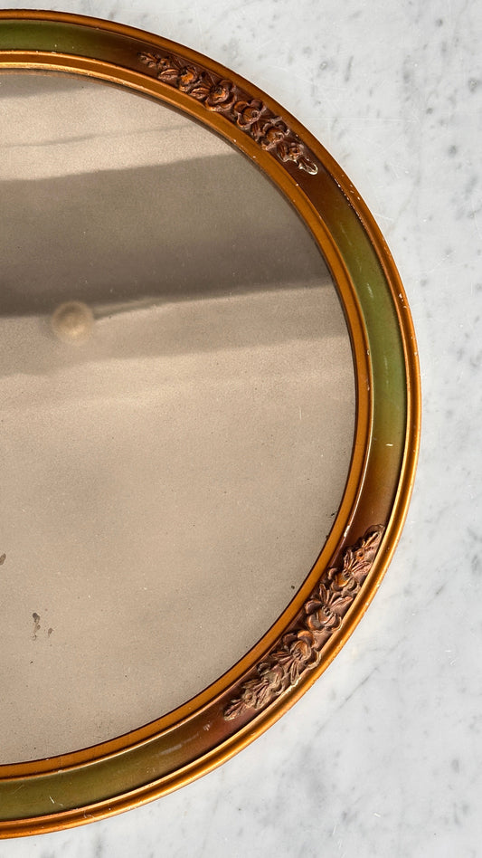 Round Antique Mirror