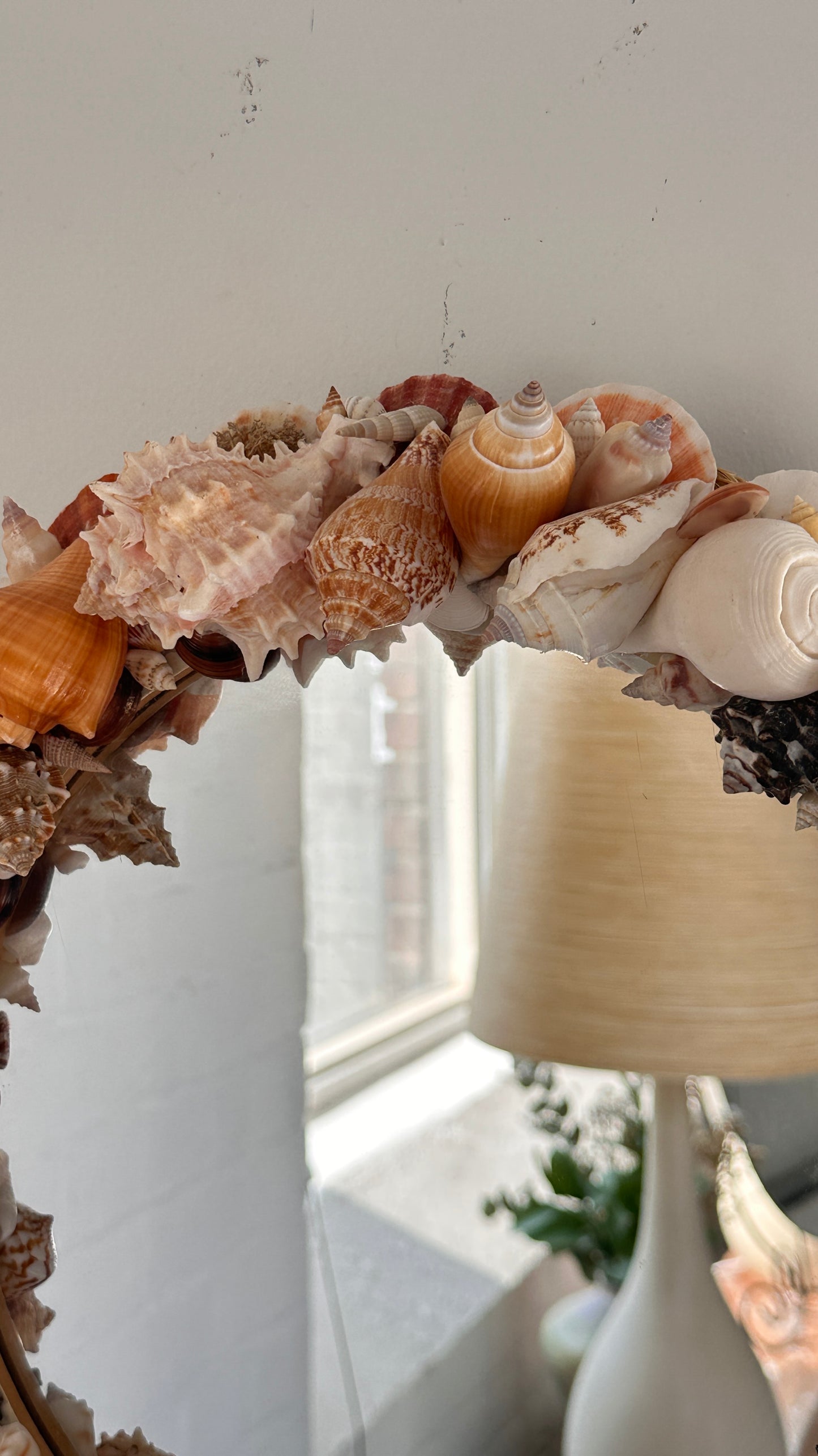 Round Shell Mirror