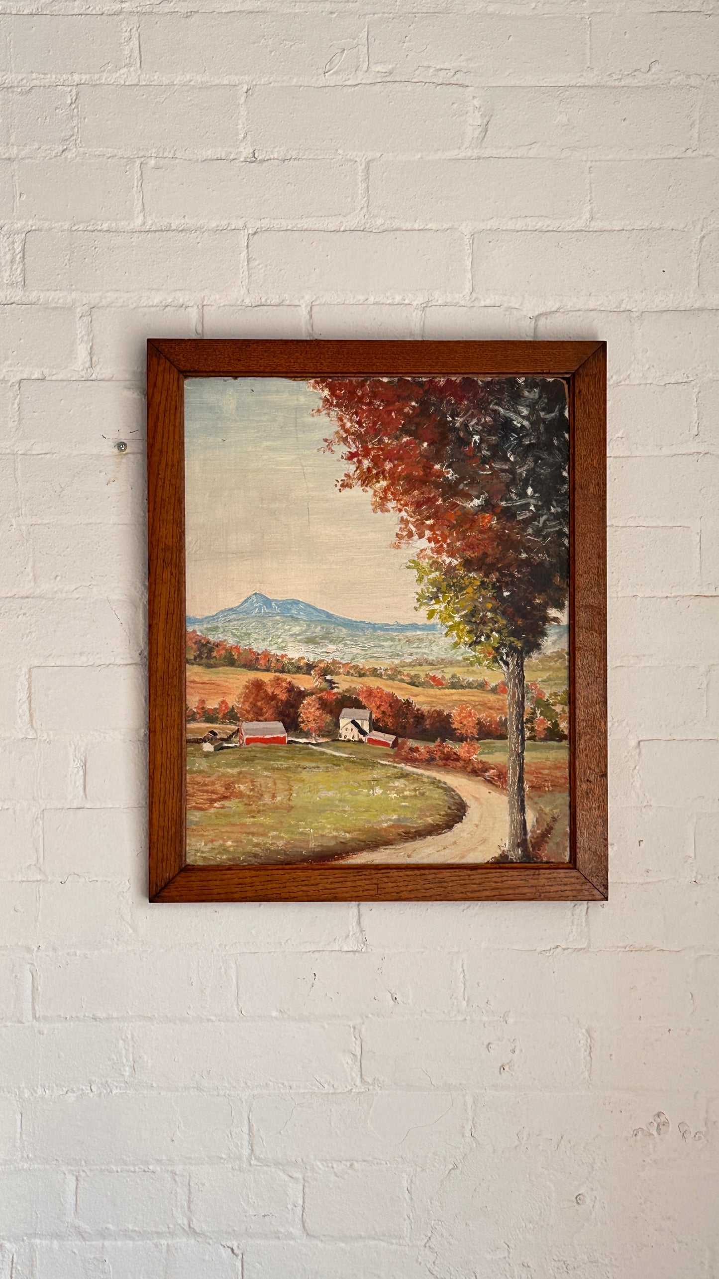 Framed Painting of Country Side