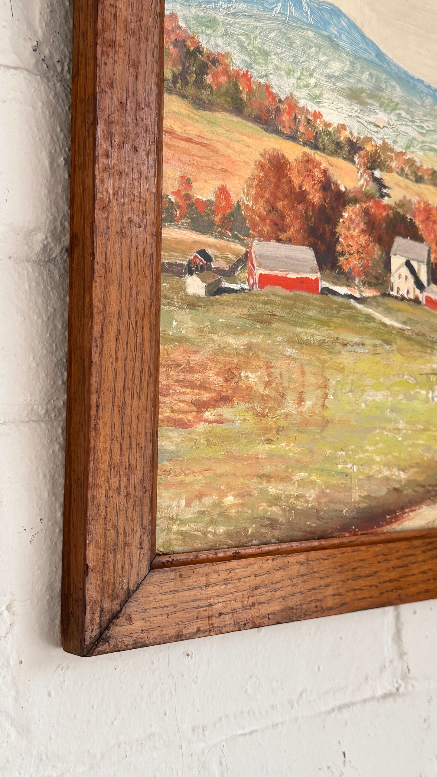 Framed Painting of Country Side