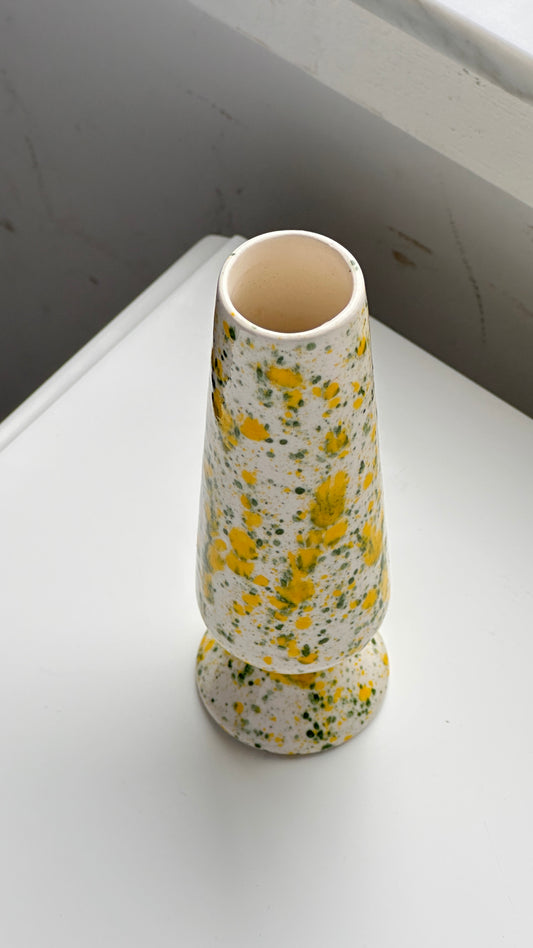 Small Vintage Splatter Vase