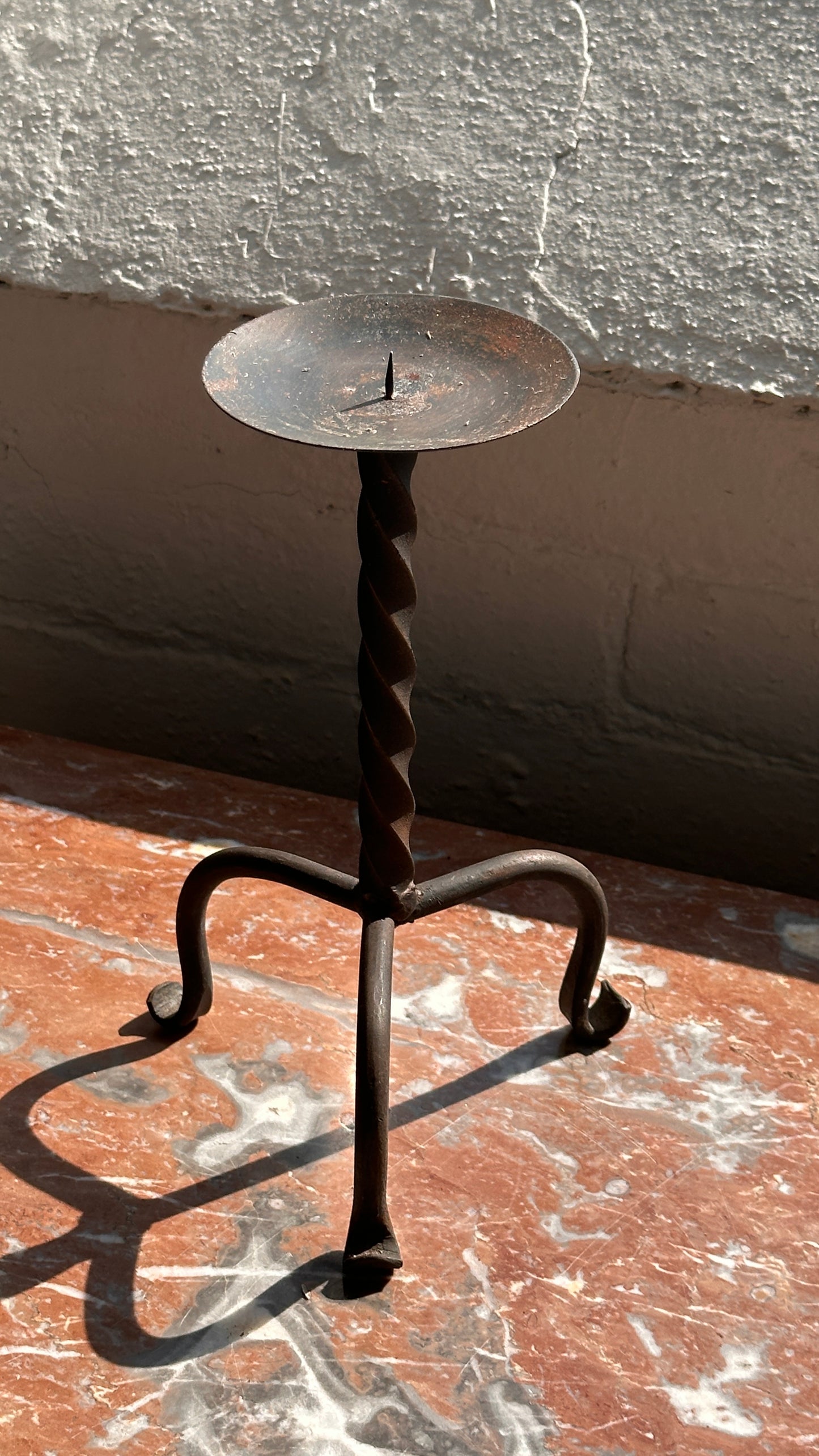 Wrought Iron Candle Holder