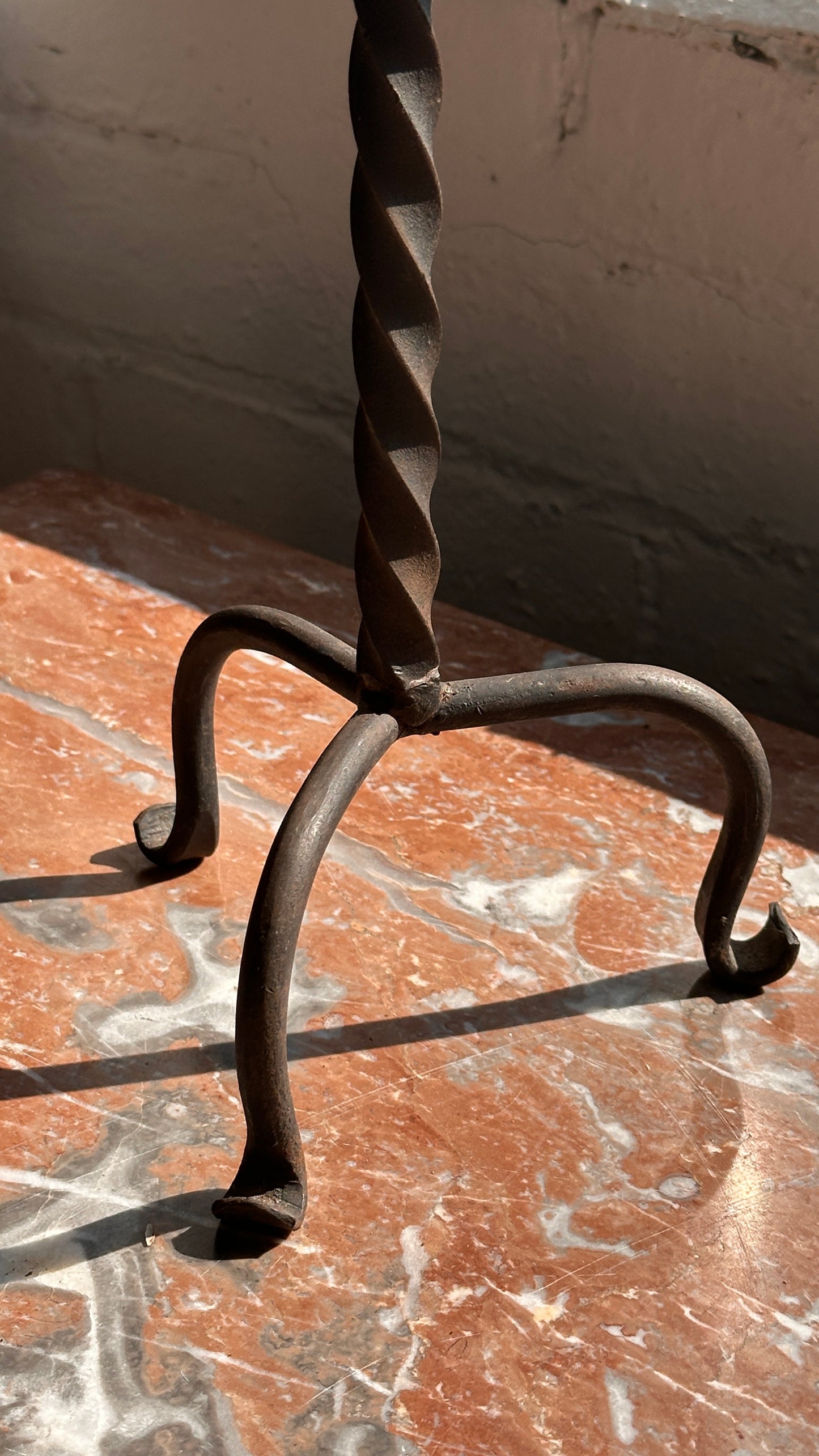 Wrought Iron Candle Holder