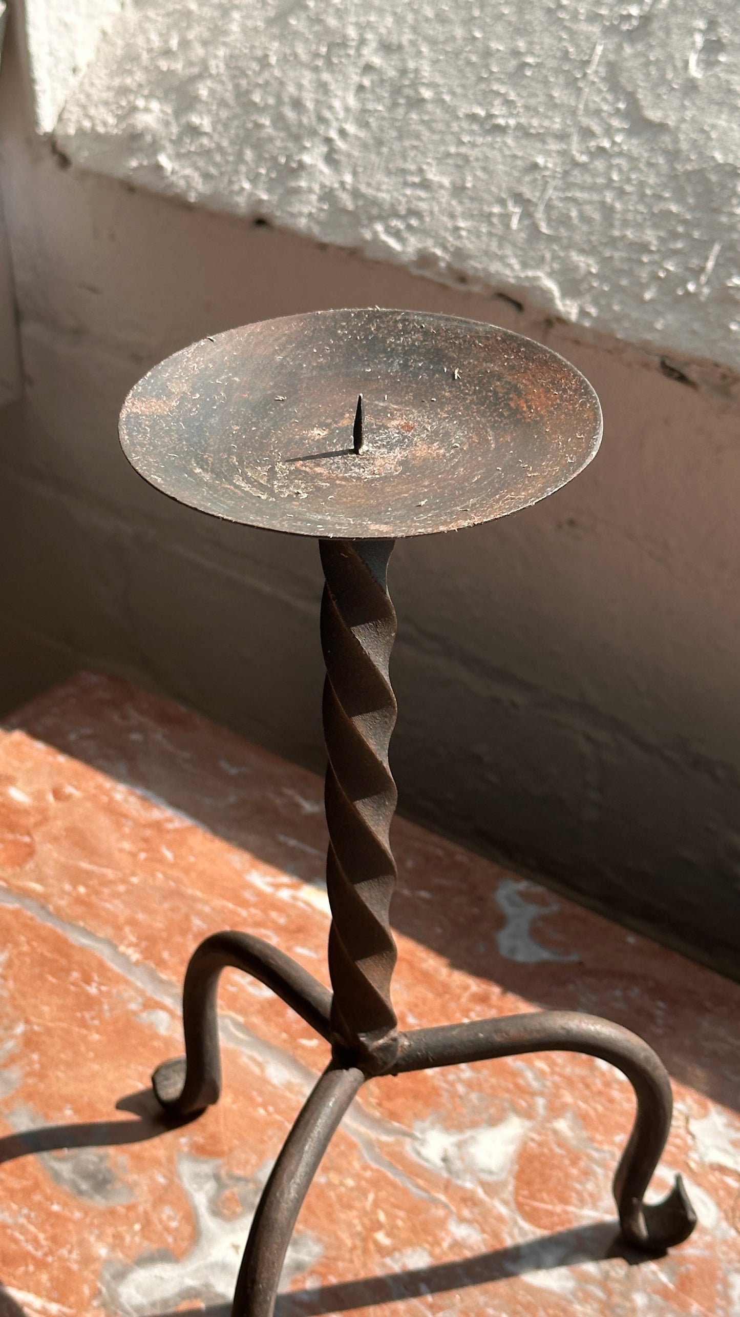 Wrought Iron Candle Holder