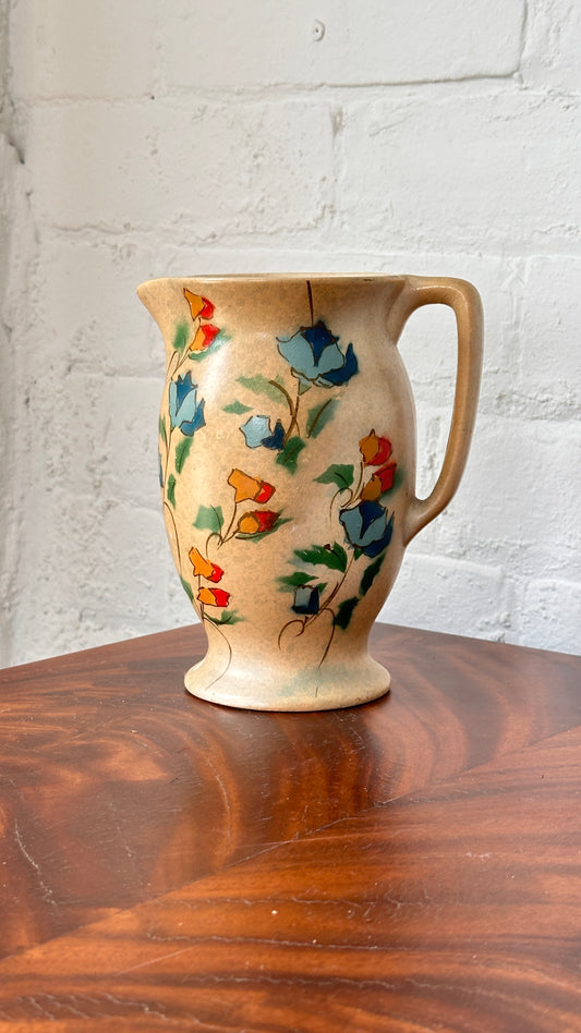 Vintage Hand Painted Ceramic Pitcher