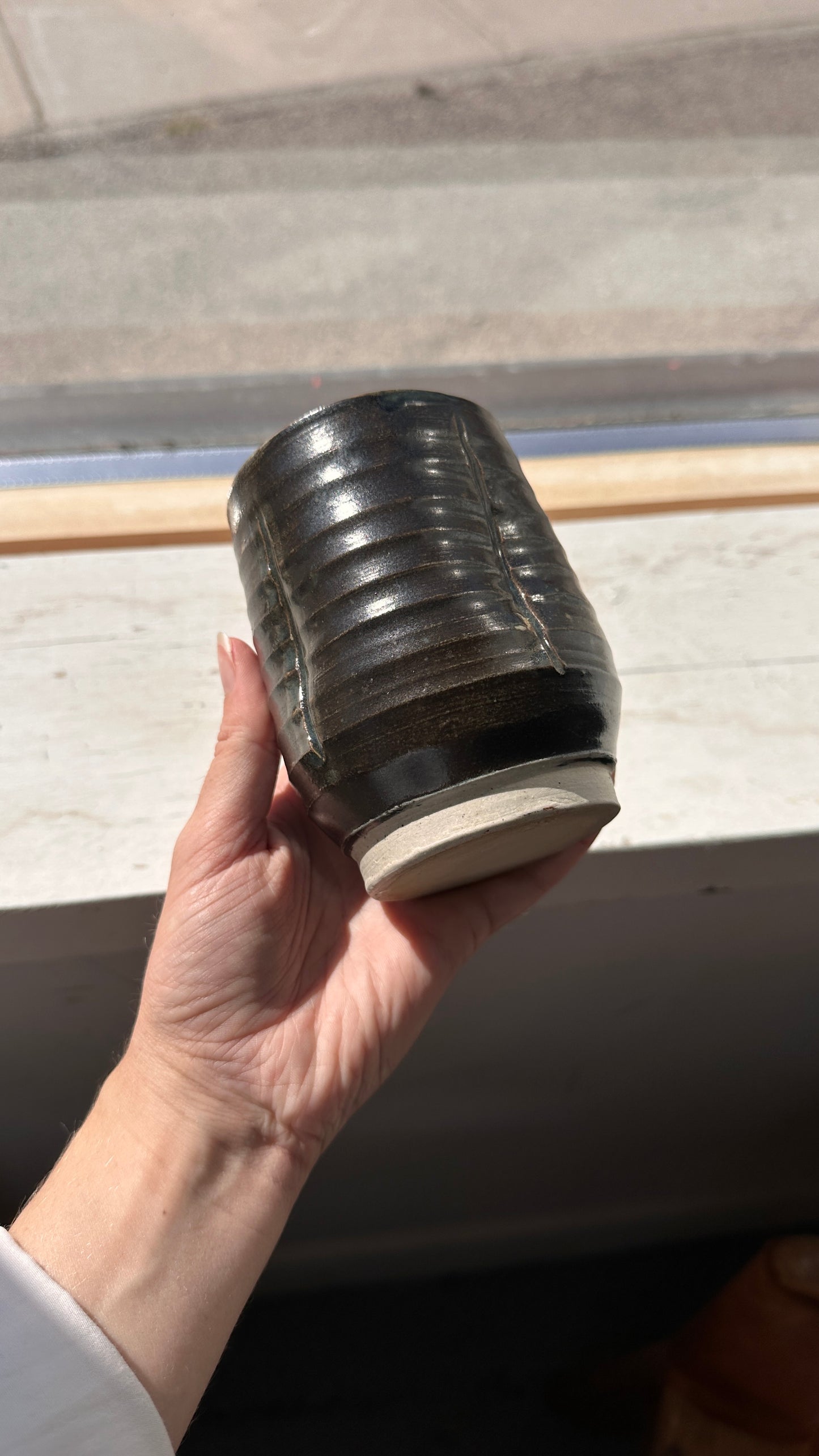 Pinched Ceramic Cup