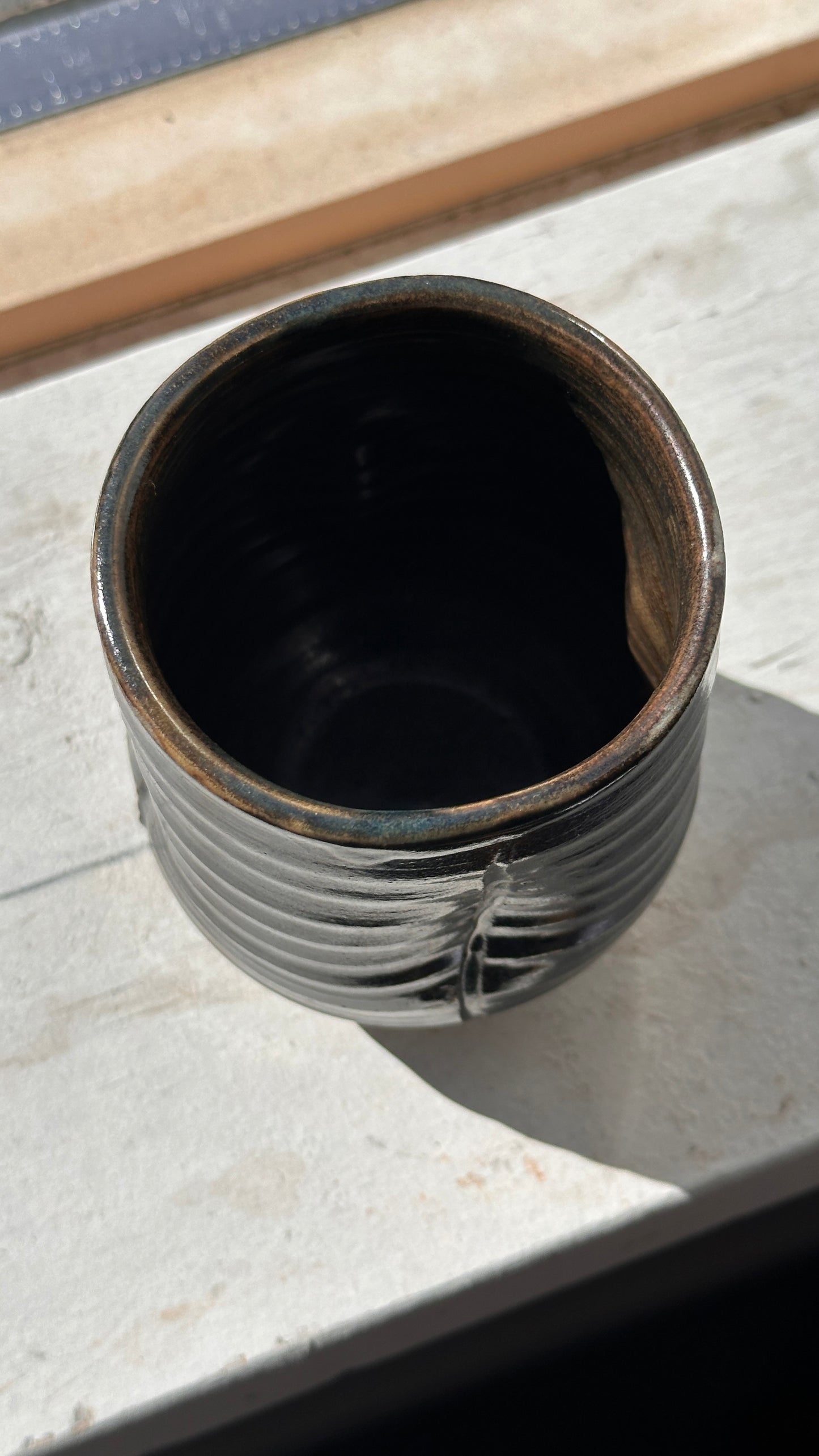 Pinched Ceramic Cup