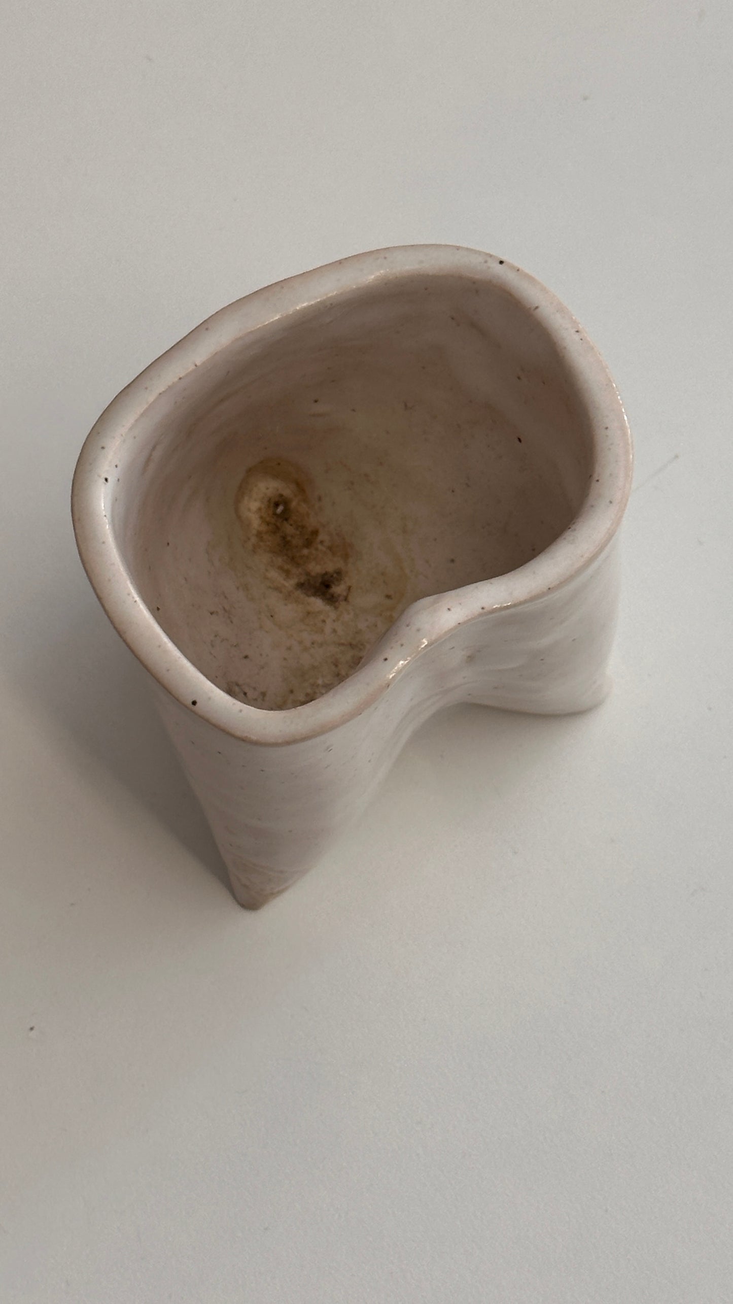 3 Footed Ceramic Vessel / Planter