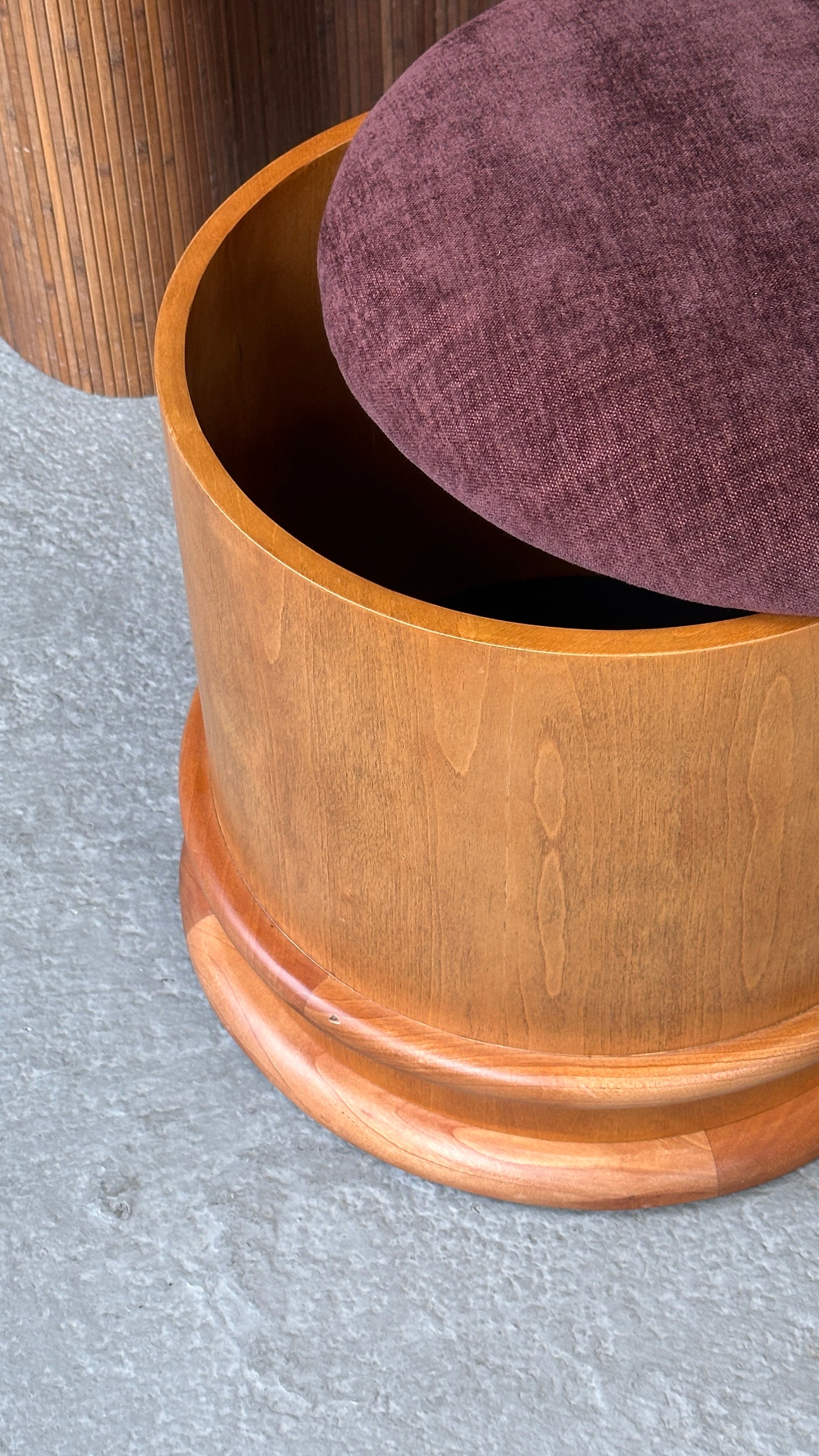 New Custom Upholstered Storage Ottoman