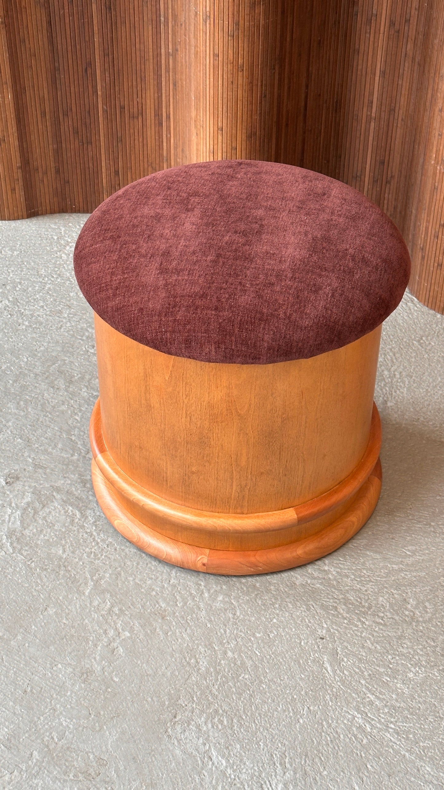 New Custom Upholstered Storage Ottoman