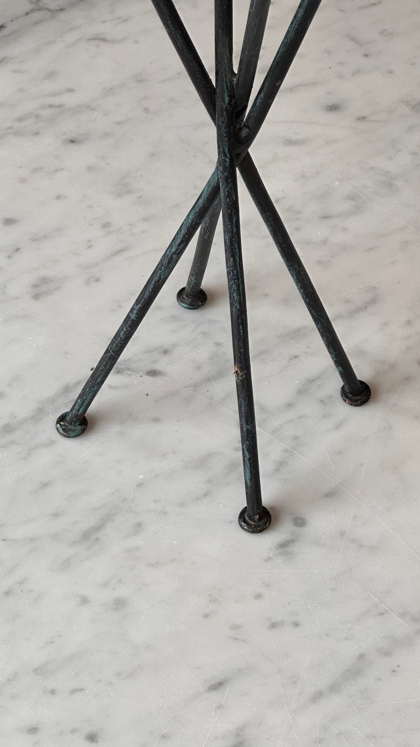 Large Iron Candle Holder