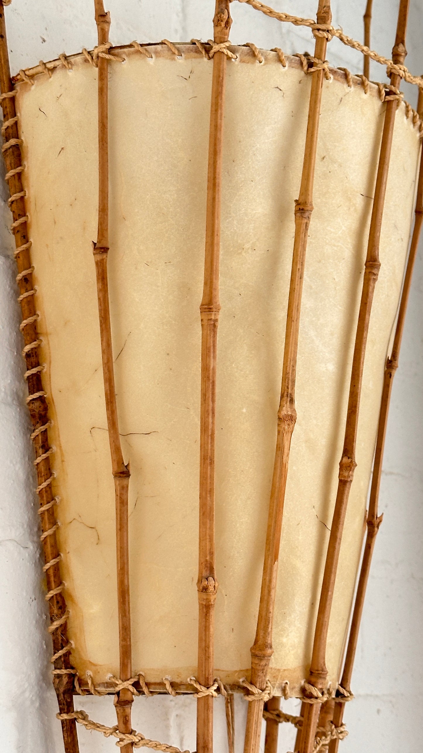 Vintage Bamboo Wall Sconce