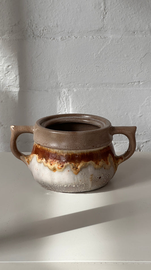 Vintage Tundra Laurentian Pottery Canada Serving Pot