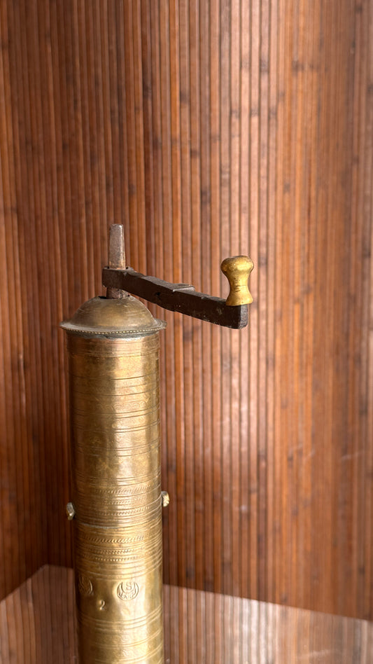 Antique Brass Coffee Grinder