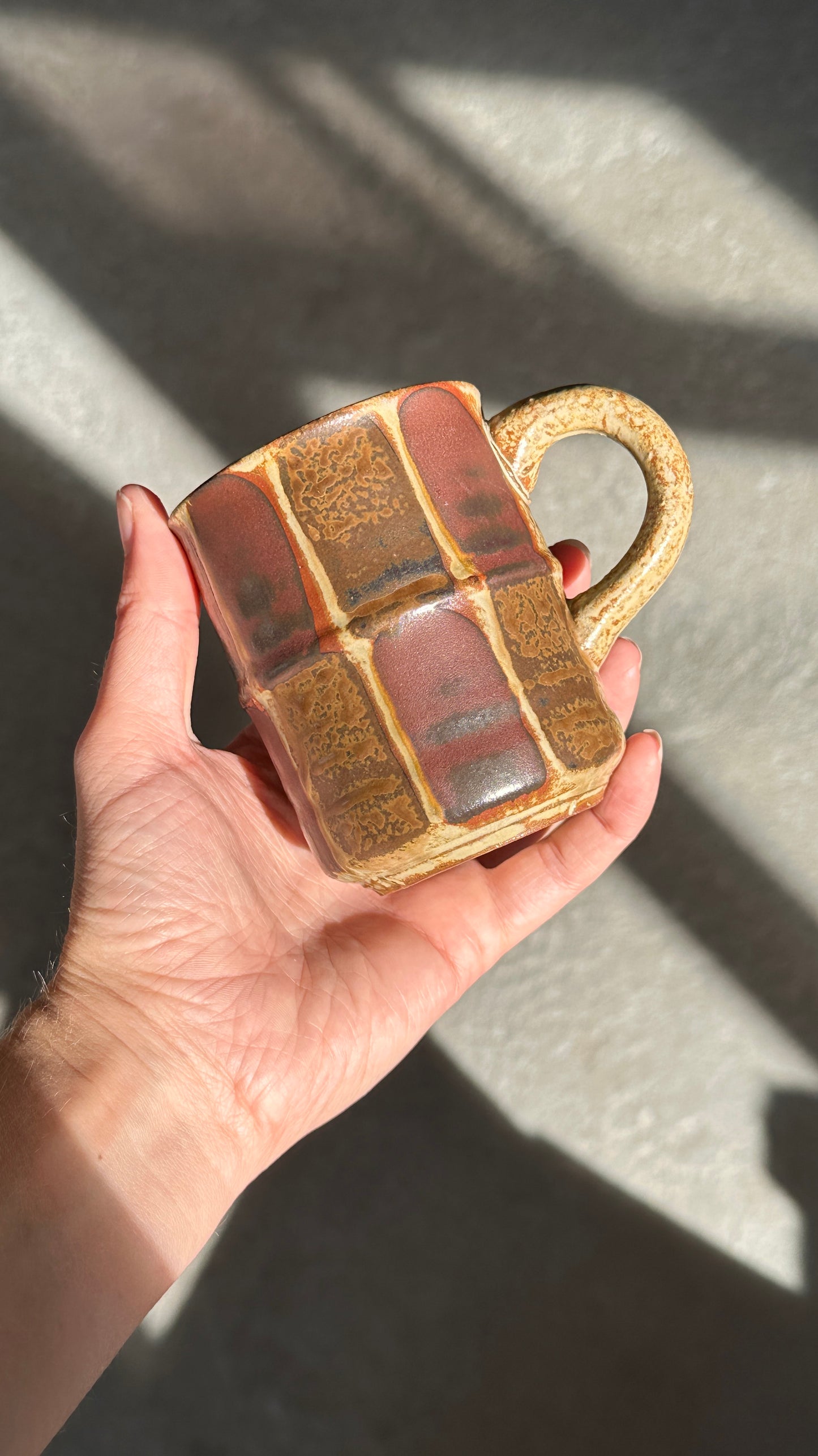 Set of Japanese Mugs with Matching Creamer