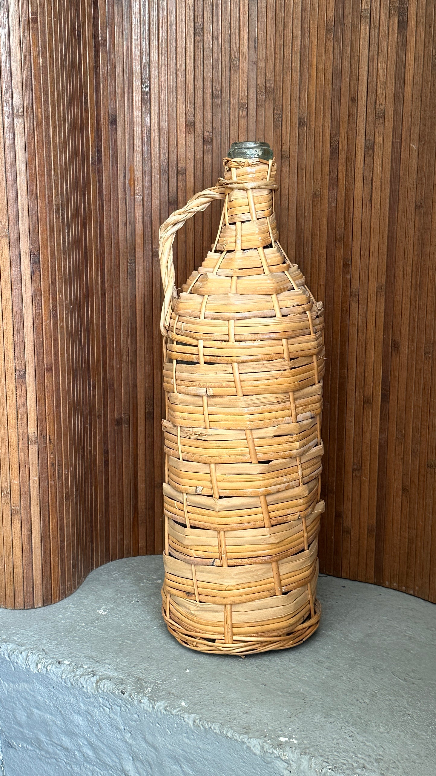 Vintage Demijohn Wine Bottle
