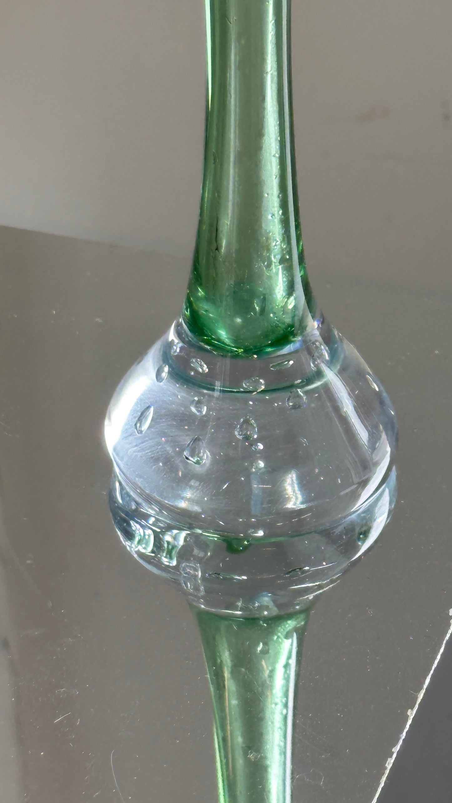 Vintage Scandinavian Art Glass Bud Vase