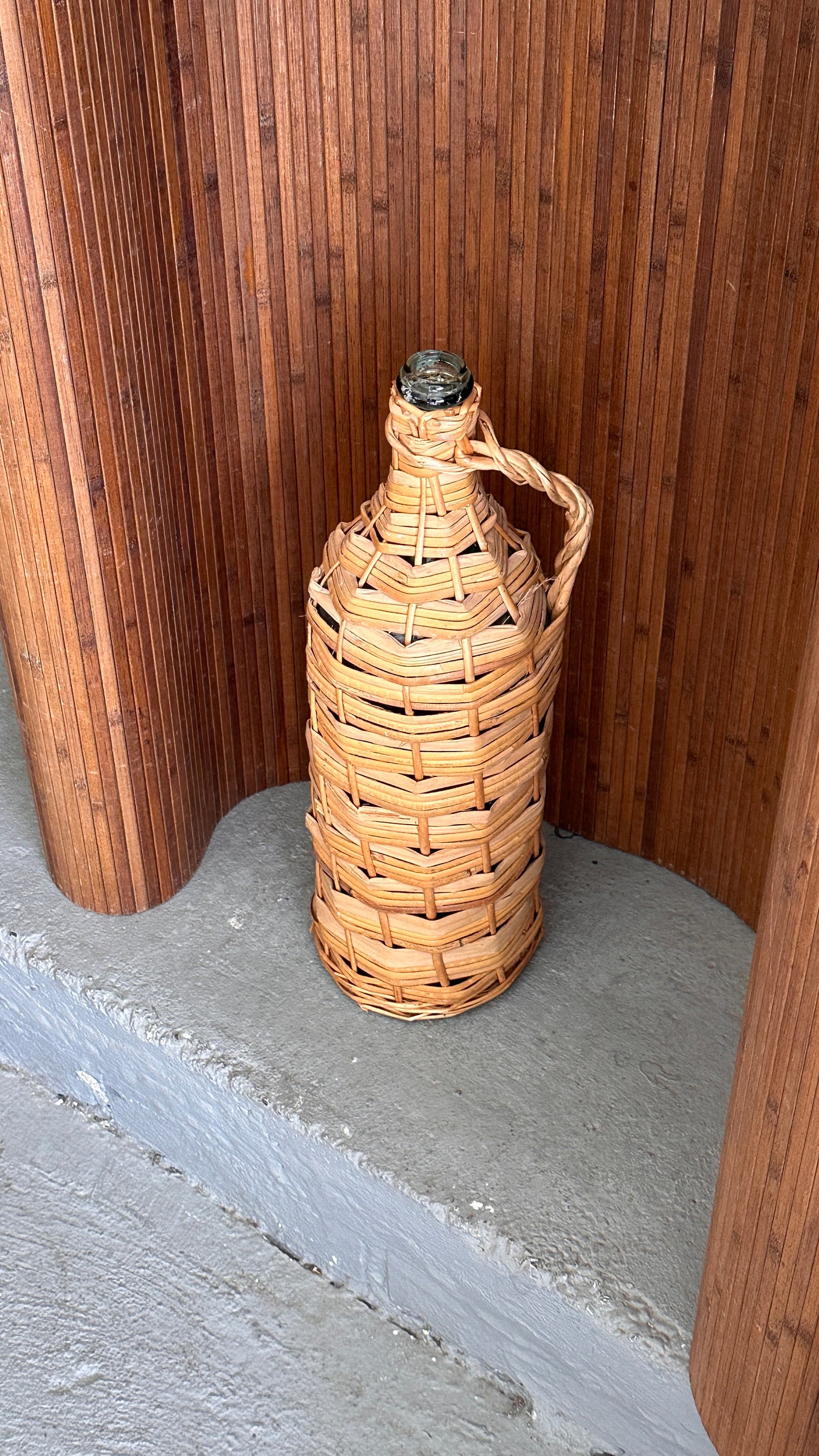 Vintage Demijohn Wine Bottle