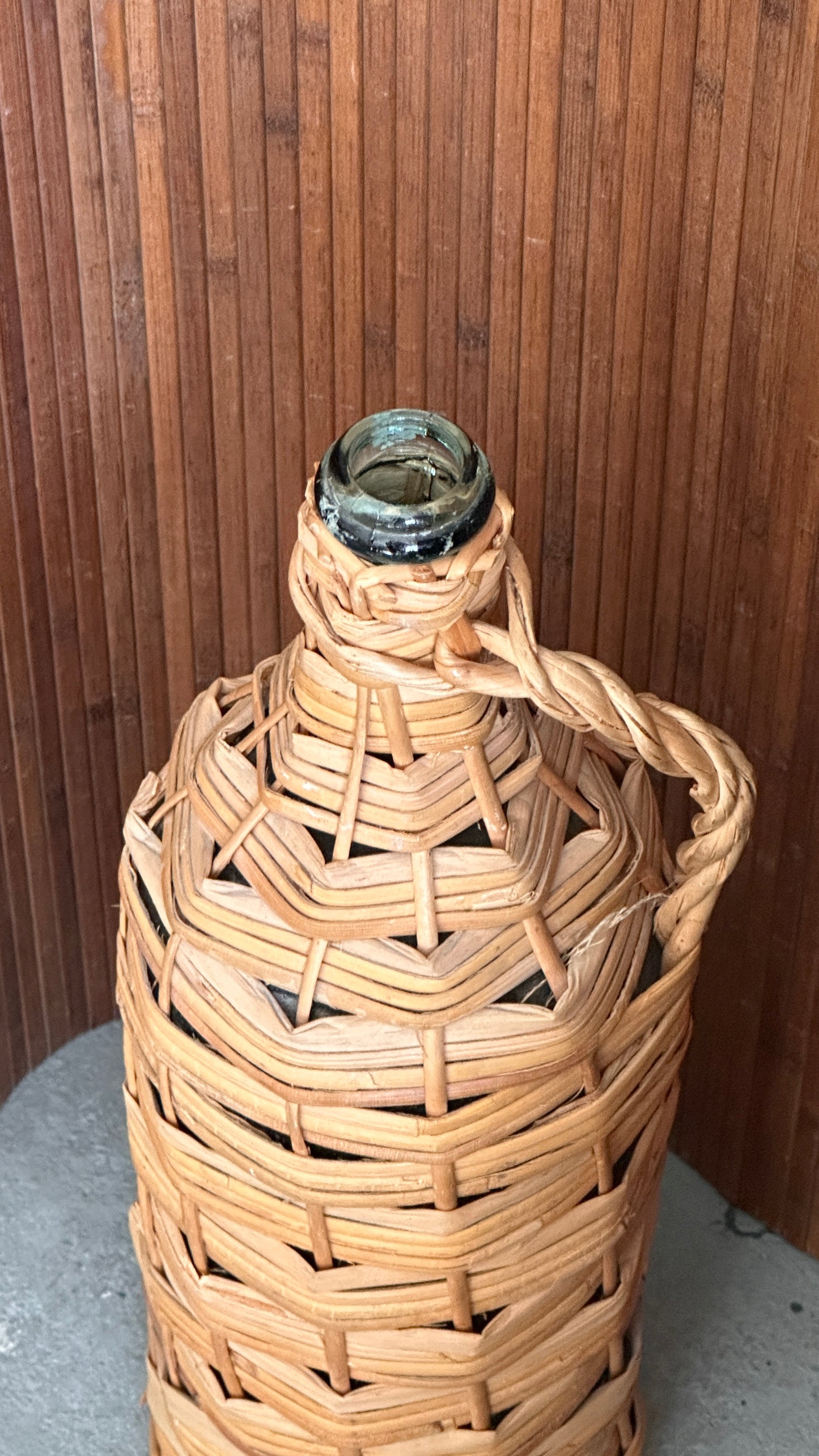 Vintage Demijohn Wine Bottle