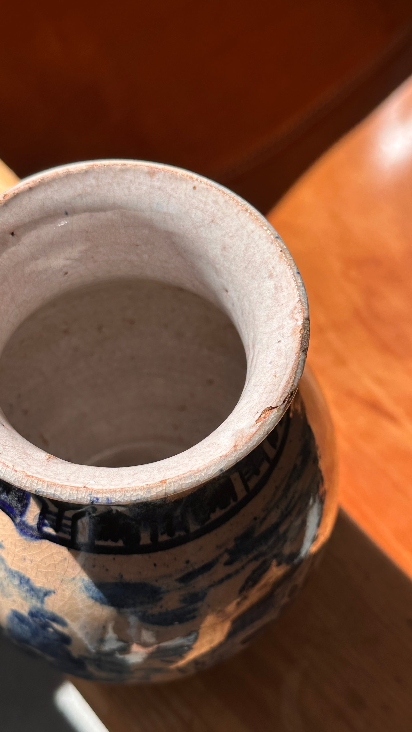 Hand Painted Ceramic Vase