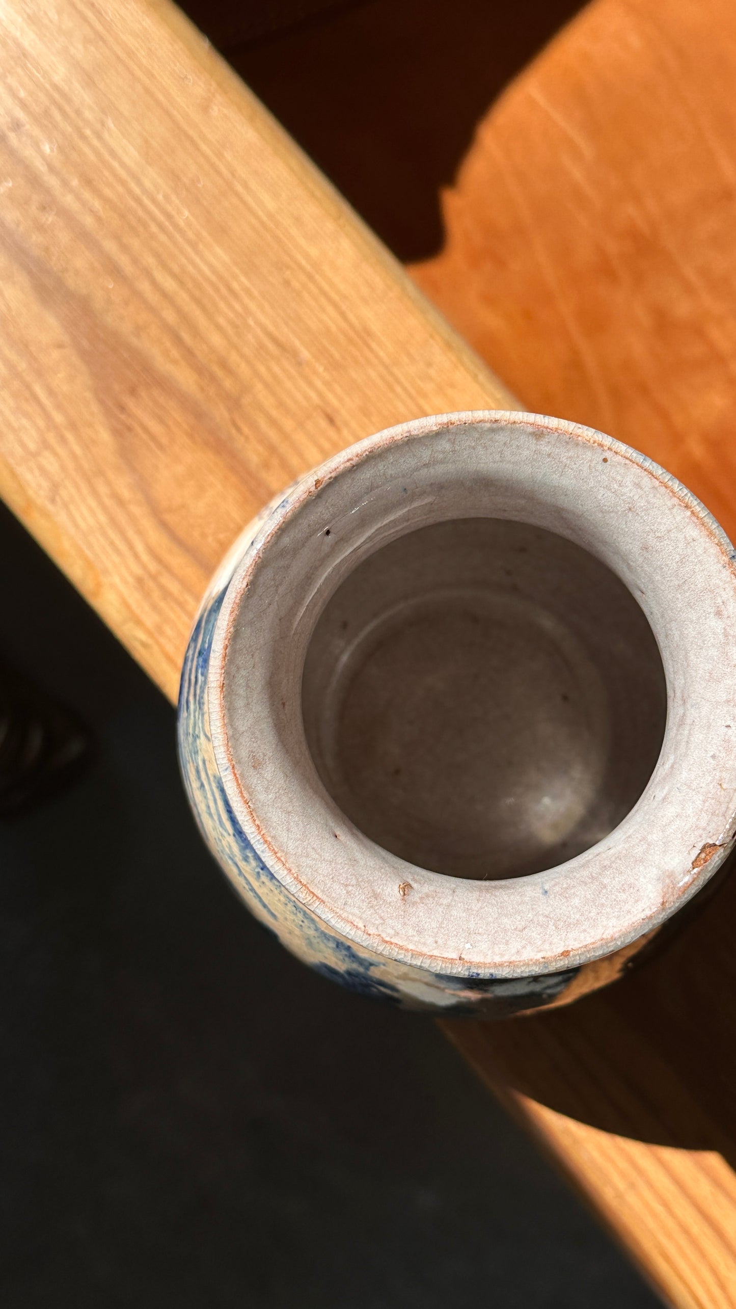 Hand Painted Ceramic Vase