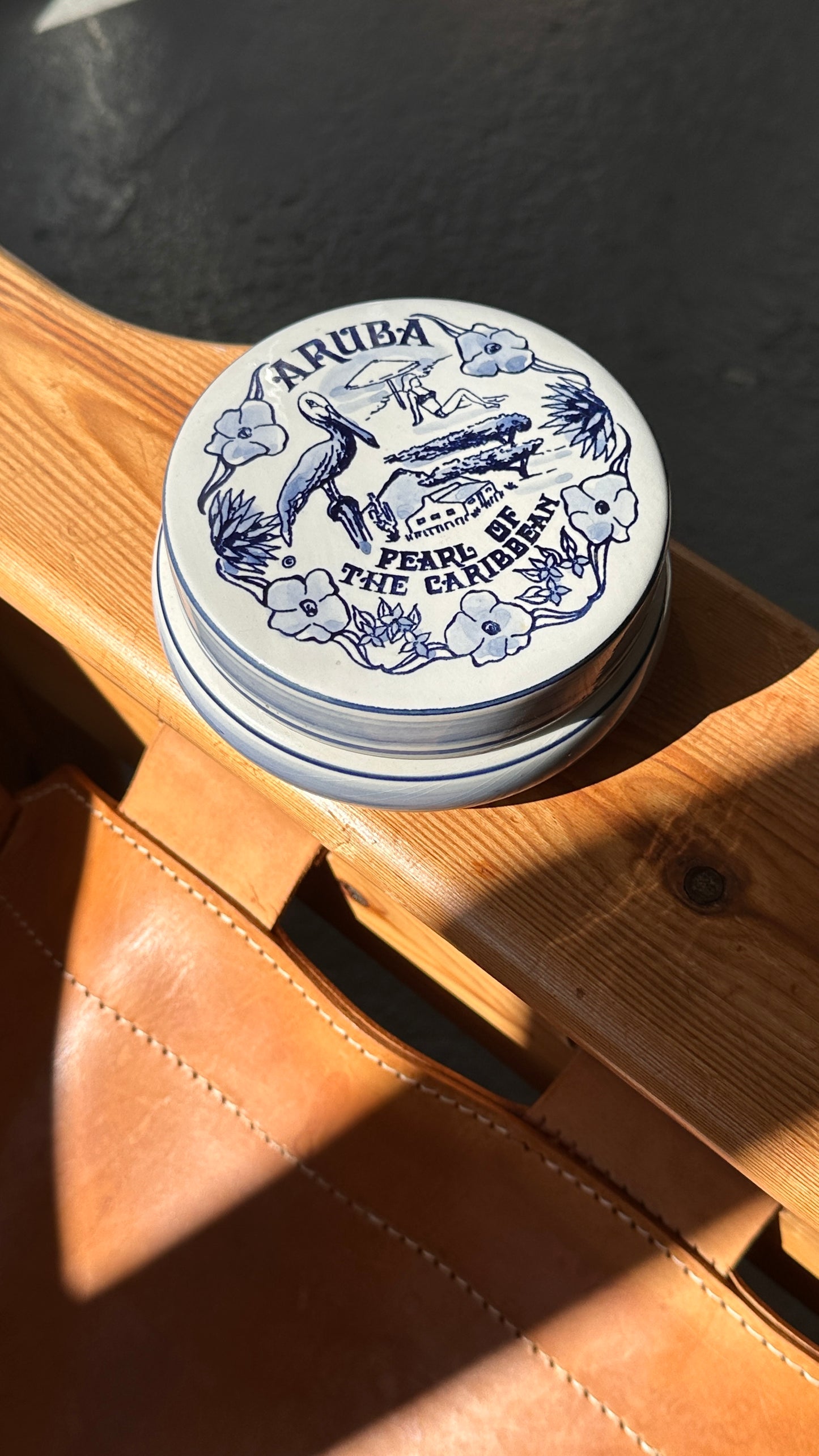 Delft Blue Ceramic Trinket Box