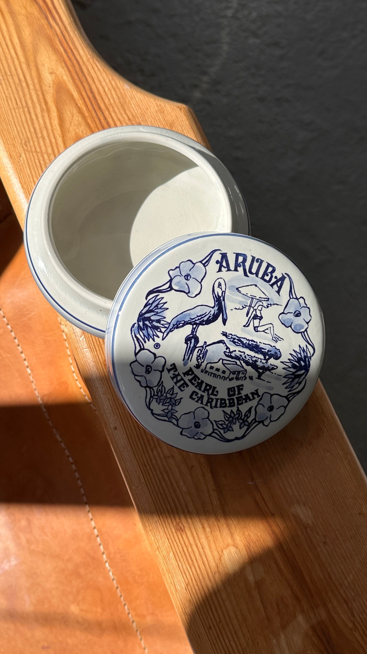 Delft Blue Ceramic Trinket Box